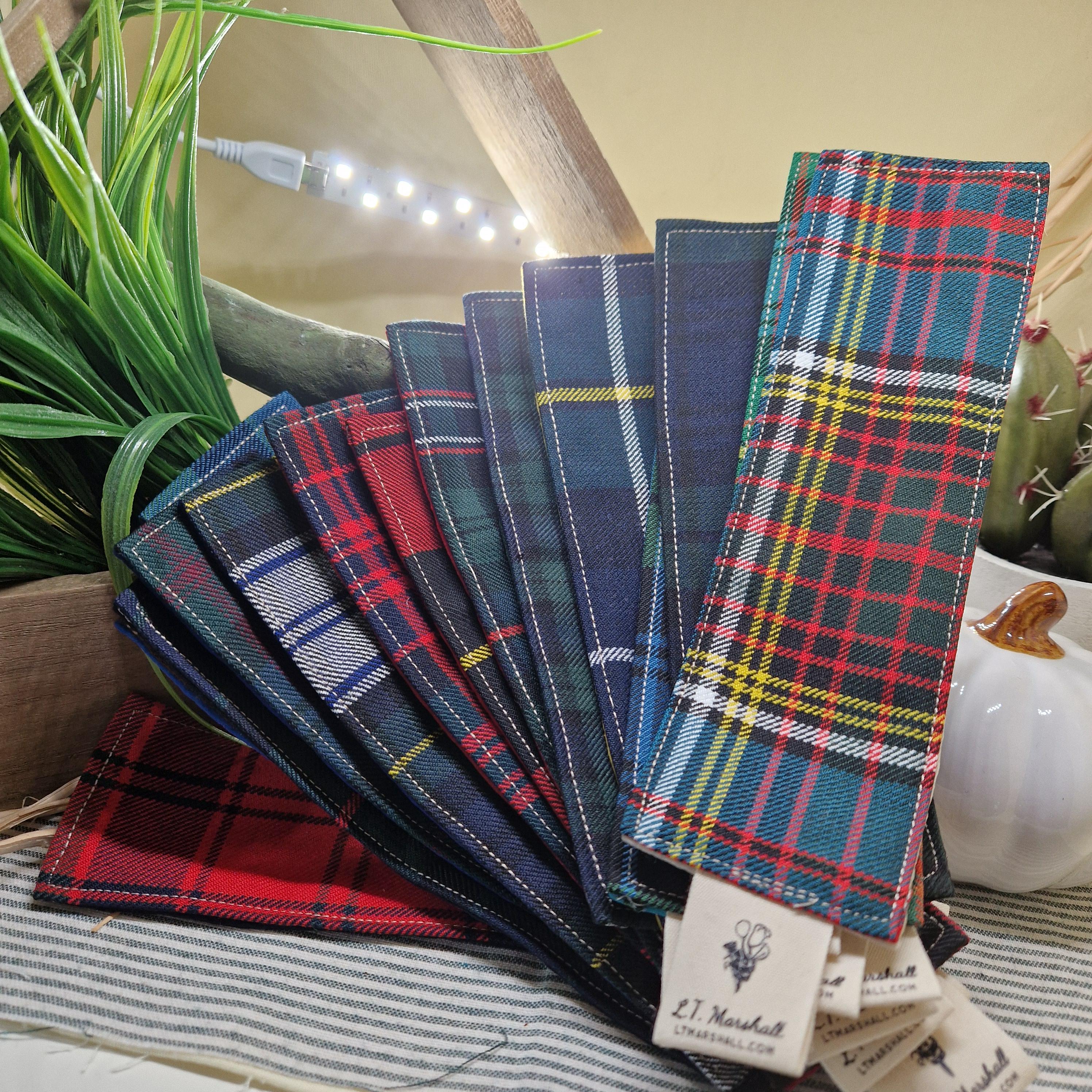 Handmade Tartan Bookmark – Real Wool Felt Bookmark – Scottish Gift – Recycled Kilt Fabric – Book Lover Gift – Made in Scotland