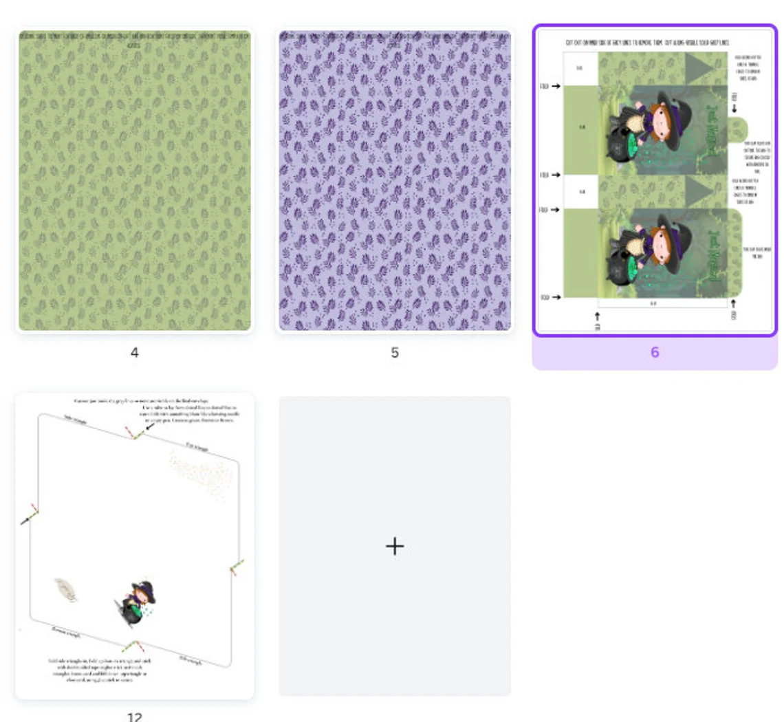 Sweet witch girl printables - Card, envelope, notelets, gift tags, gift box and gift bag. Original art