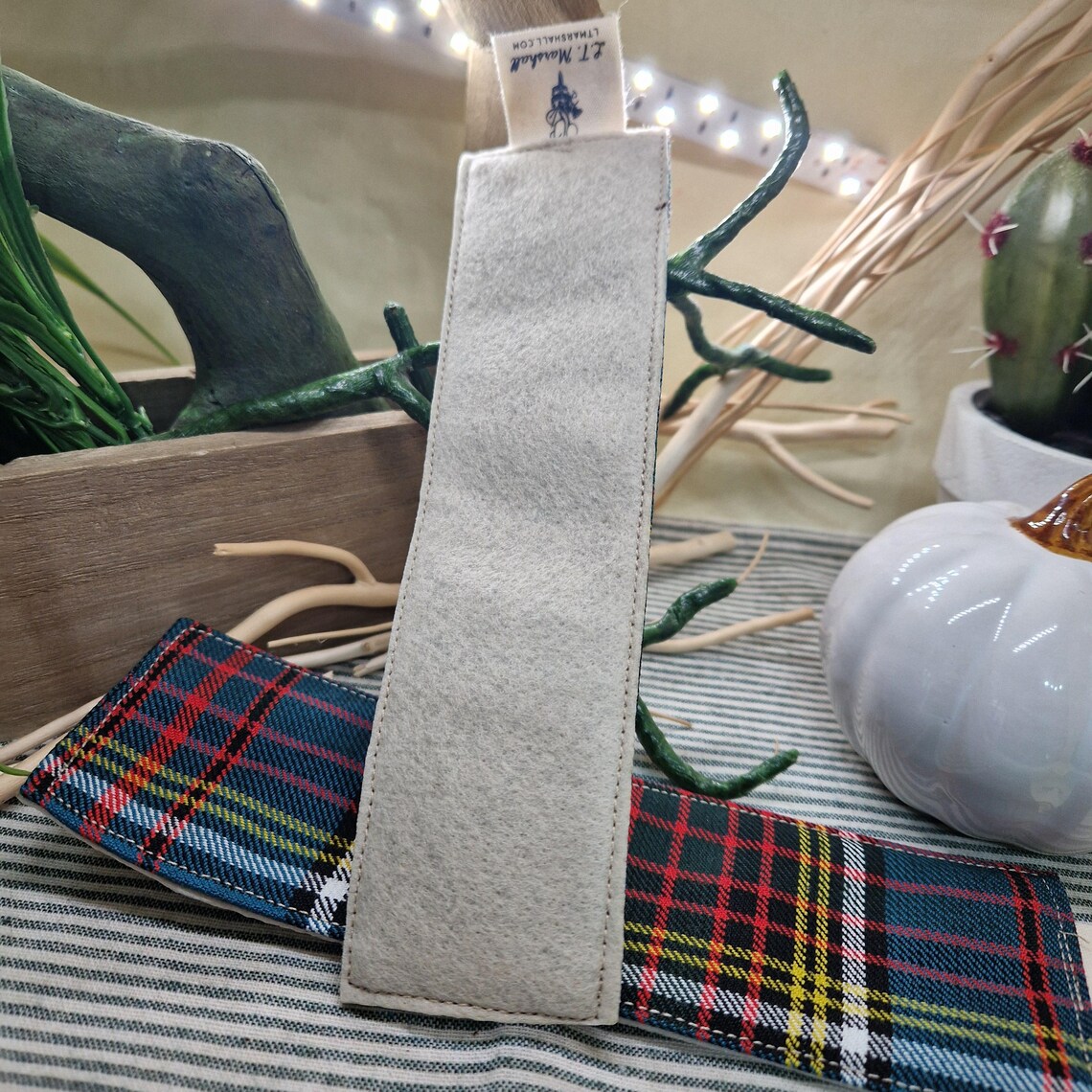 Handmade Tartan Bookmark – Real Wool Felt Bookmark – Scottish Gift – Recycled Kilt Fabric – Book Lover Gift – Made in Scotland