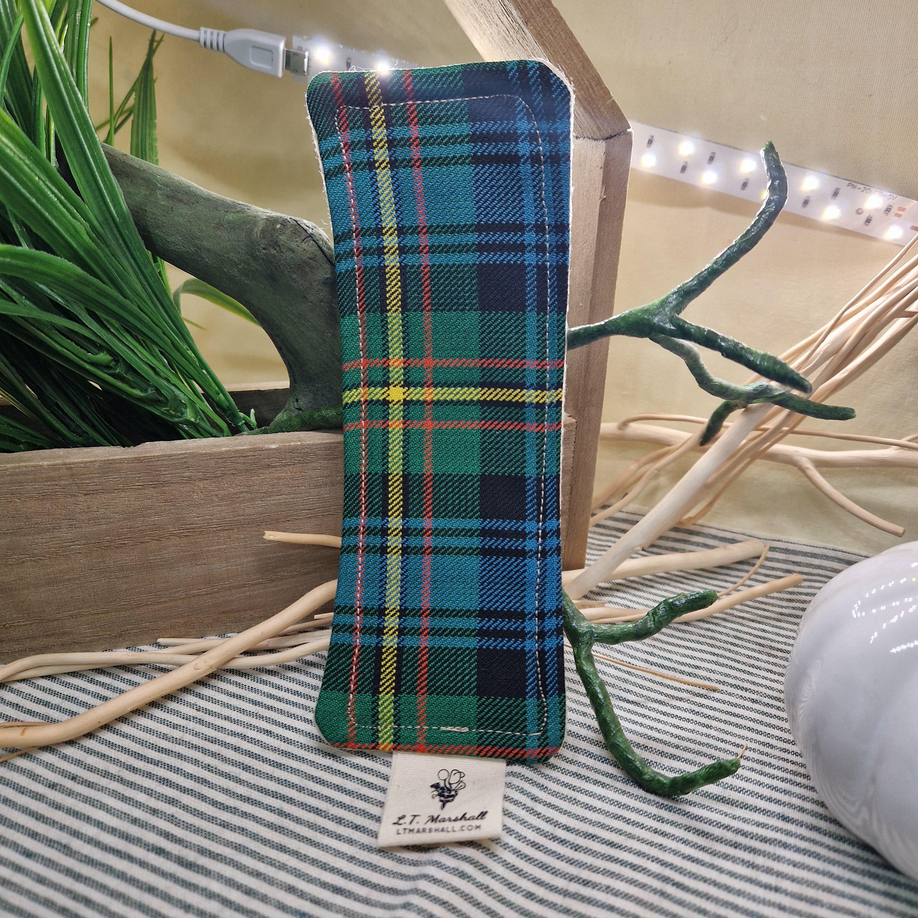 Handmade Tartan Bookmark – Real Wool Felt Bookmark – Scottish Gift – Recycled Kilt Fabric – Book Lover Gift – Made in Scotland