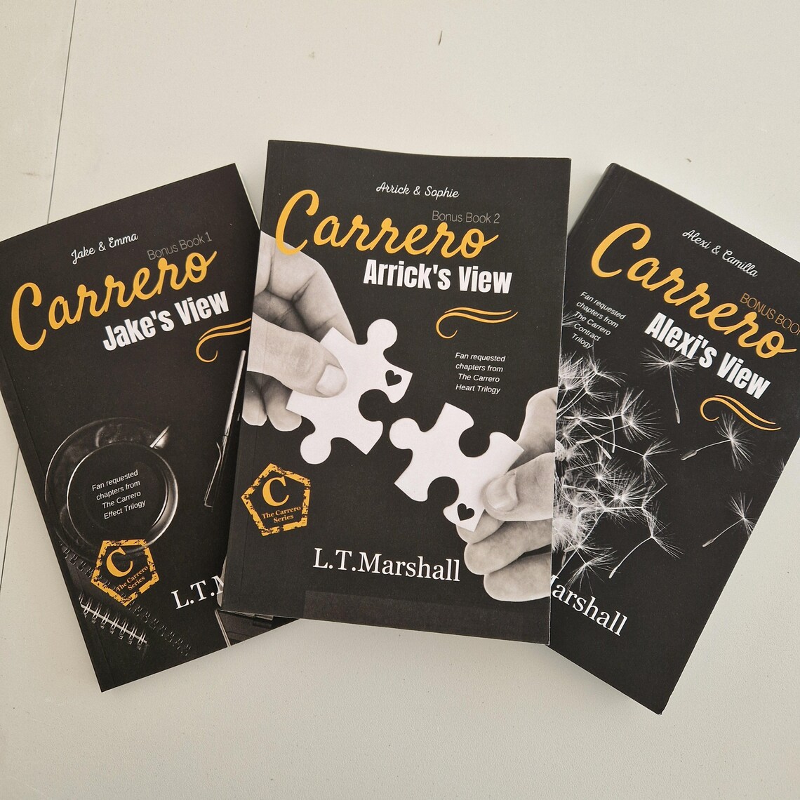 Personalised signed Carrero books with optional message and surprise freebie (2 week min wait)