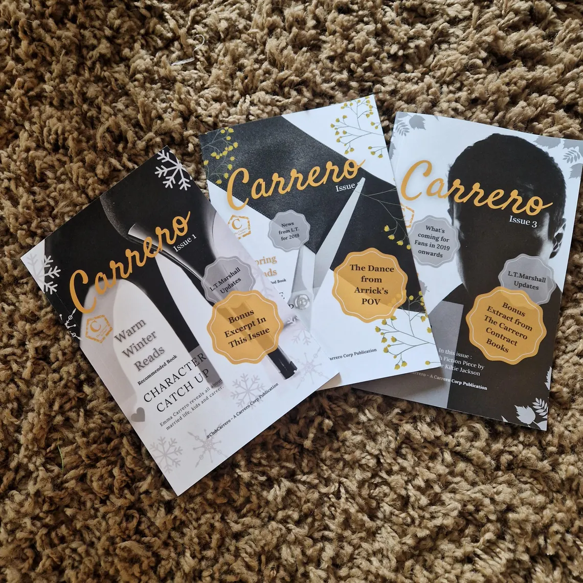 Personalised signed Carrero books with optional message and surprise freebie (2 week min wait)