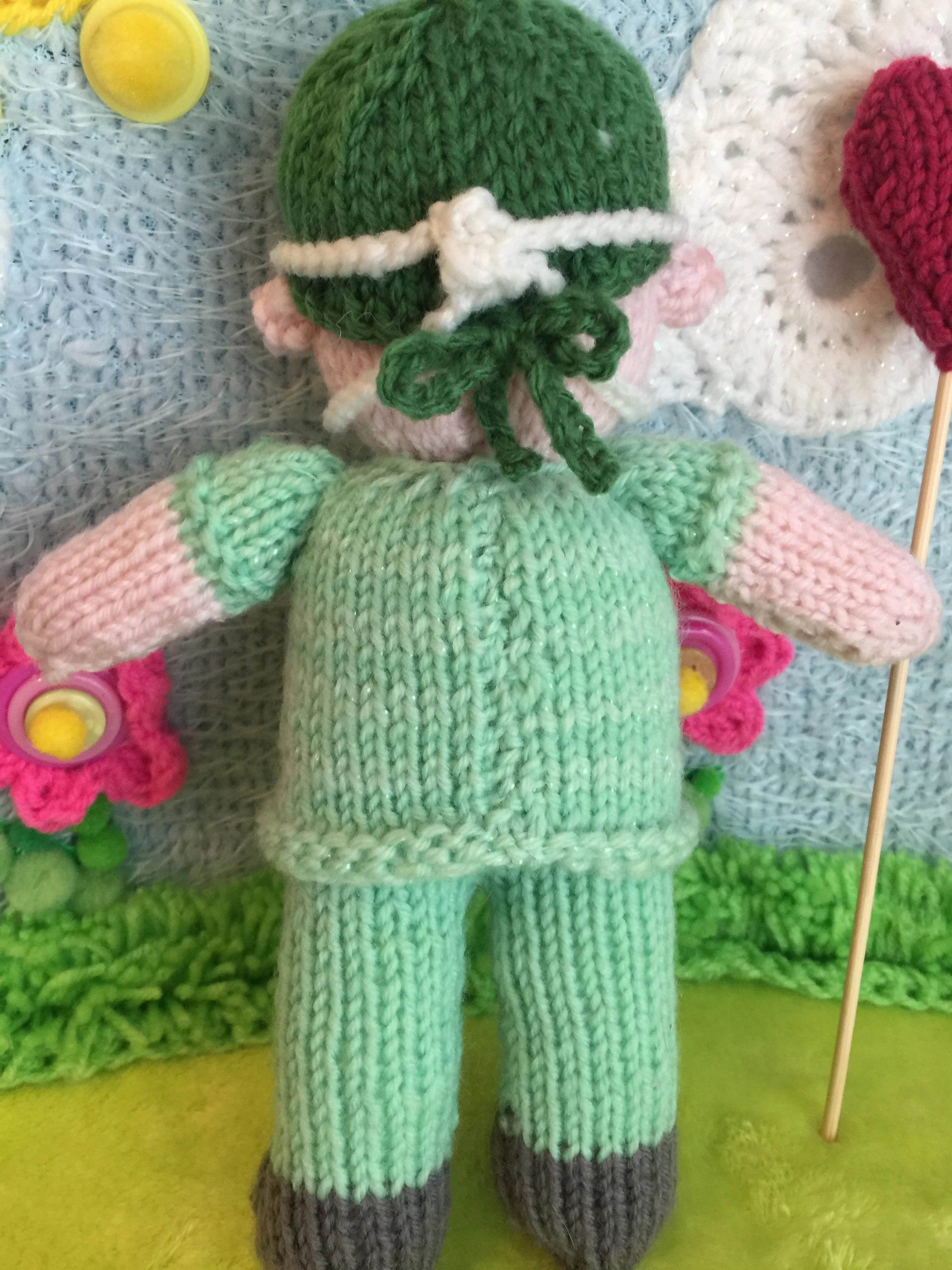 Doctor Dolly Knitting Pattern – DIY Nurse or Doctor Soft Toy, Handmade Plush Doll, Digital PDF Tutorial