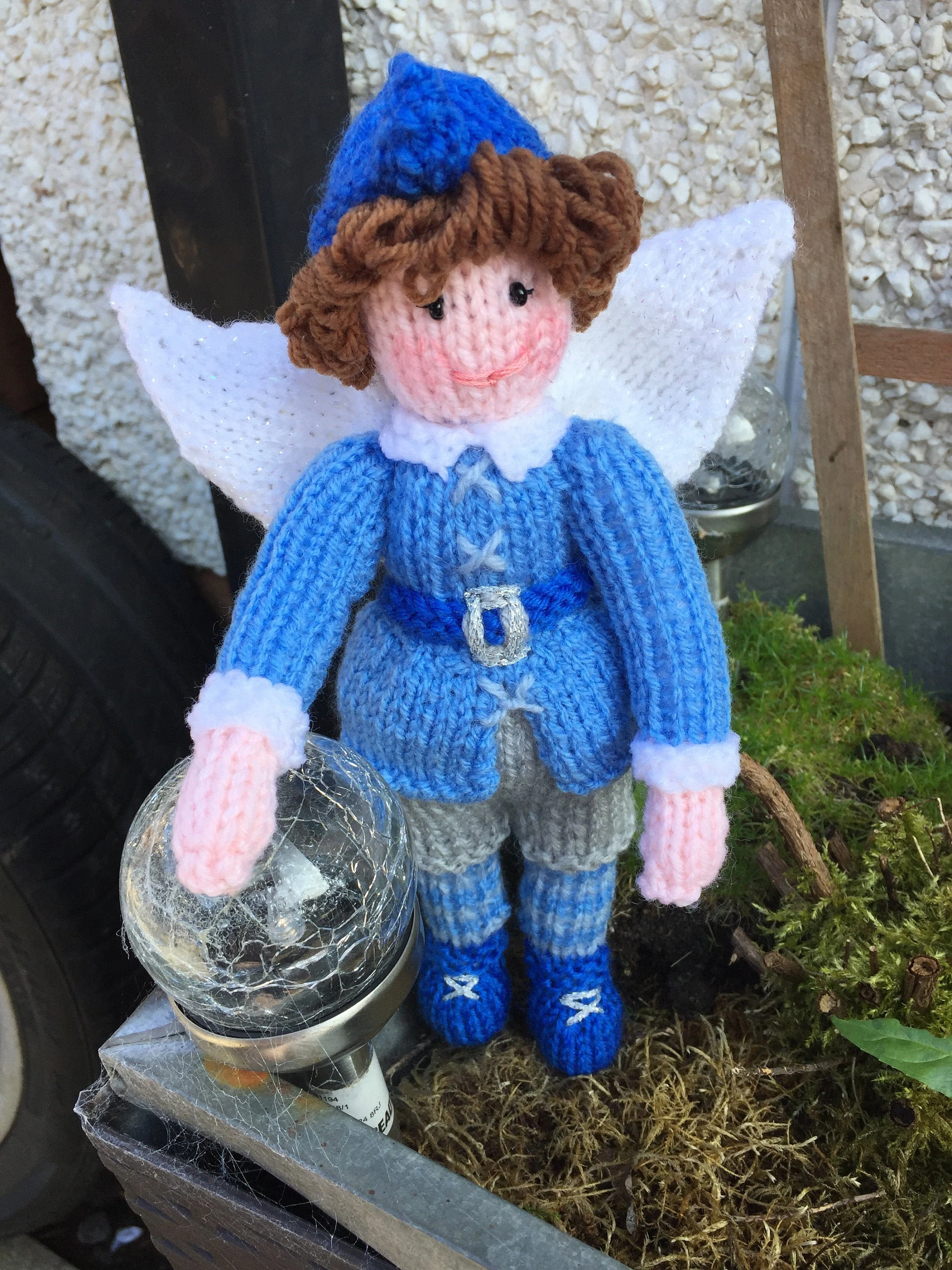 Boy Elf Doll Knitting Pattern – Flat-Knit Elf Doll PDF, Beginner-Friendly Plush