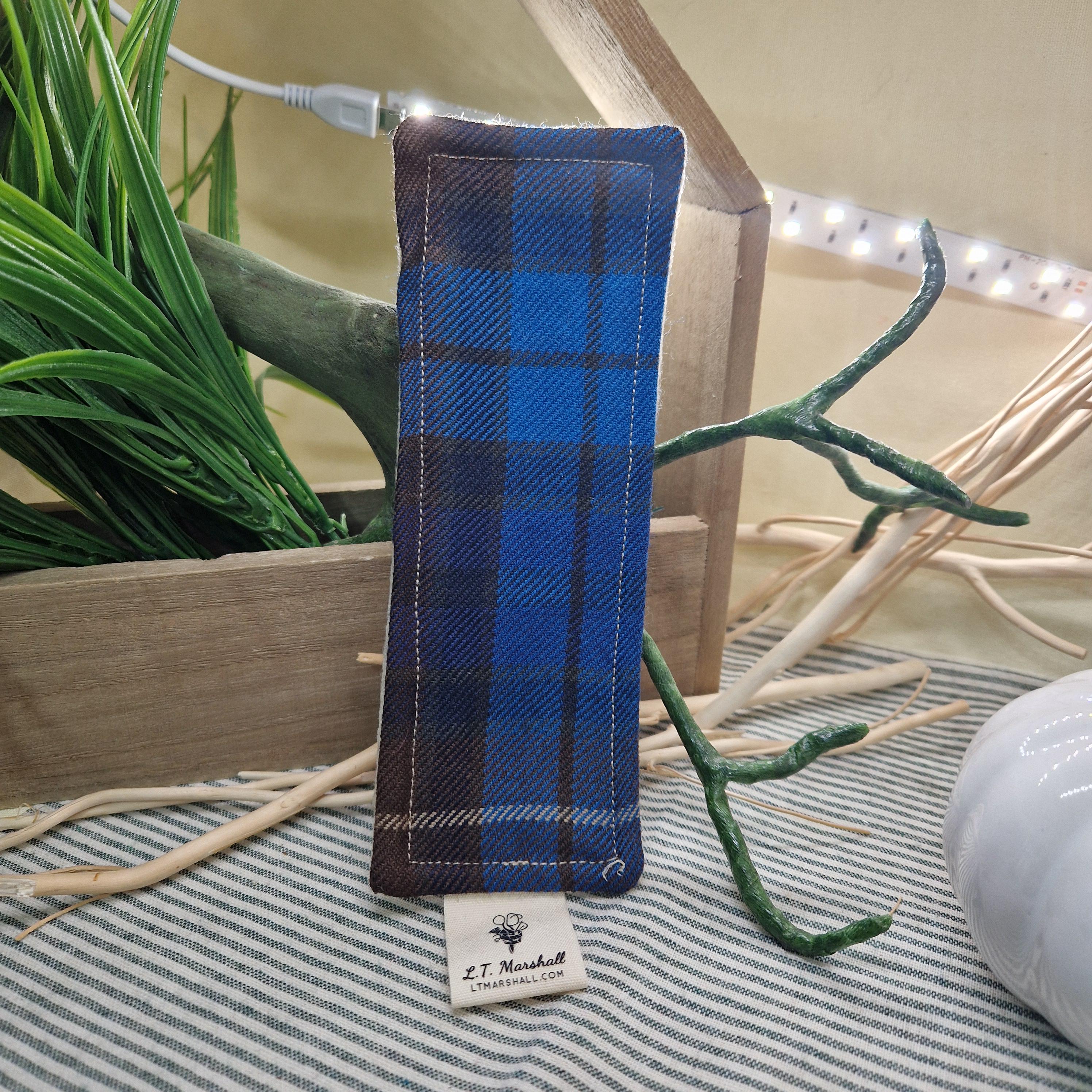 Handmade Tartan Bookmark – Real Wool Felt Bookmark – Scottish Gift – Recycled Kilt Fabric – Book Lover Gift – Made in Scotland
