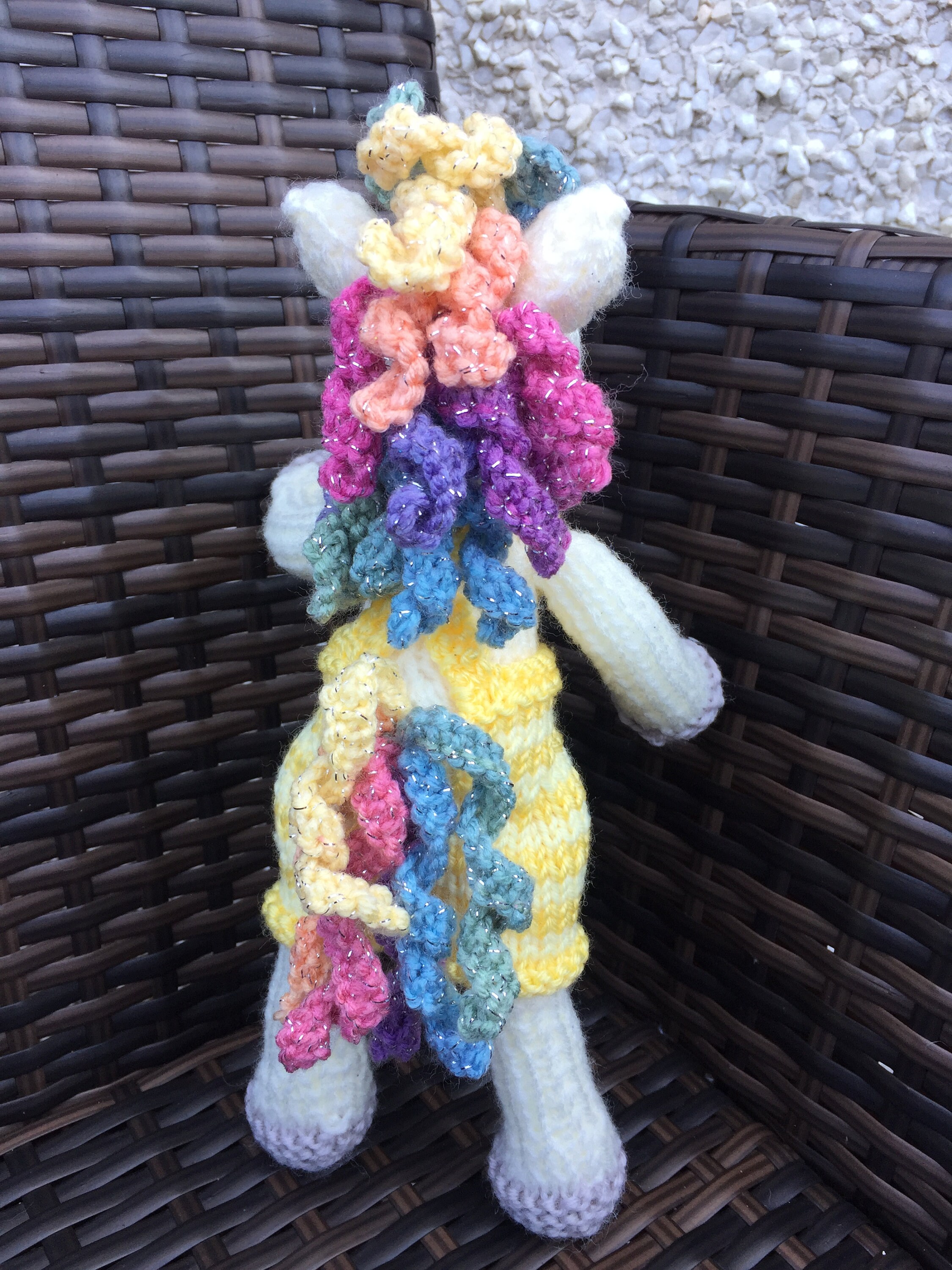 Sparkle the Unicorn Knitting Pattern – PDF Digital Download • Easy Flat-Knit Unicorn Toy