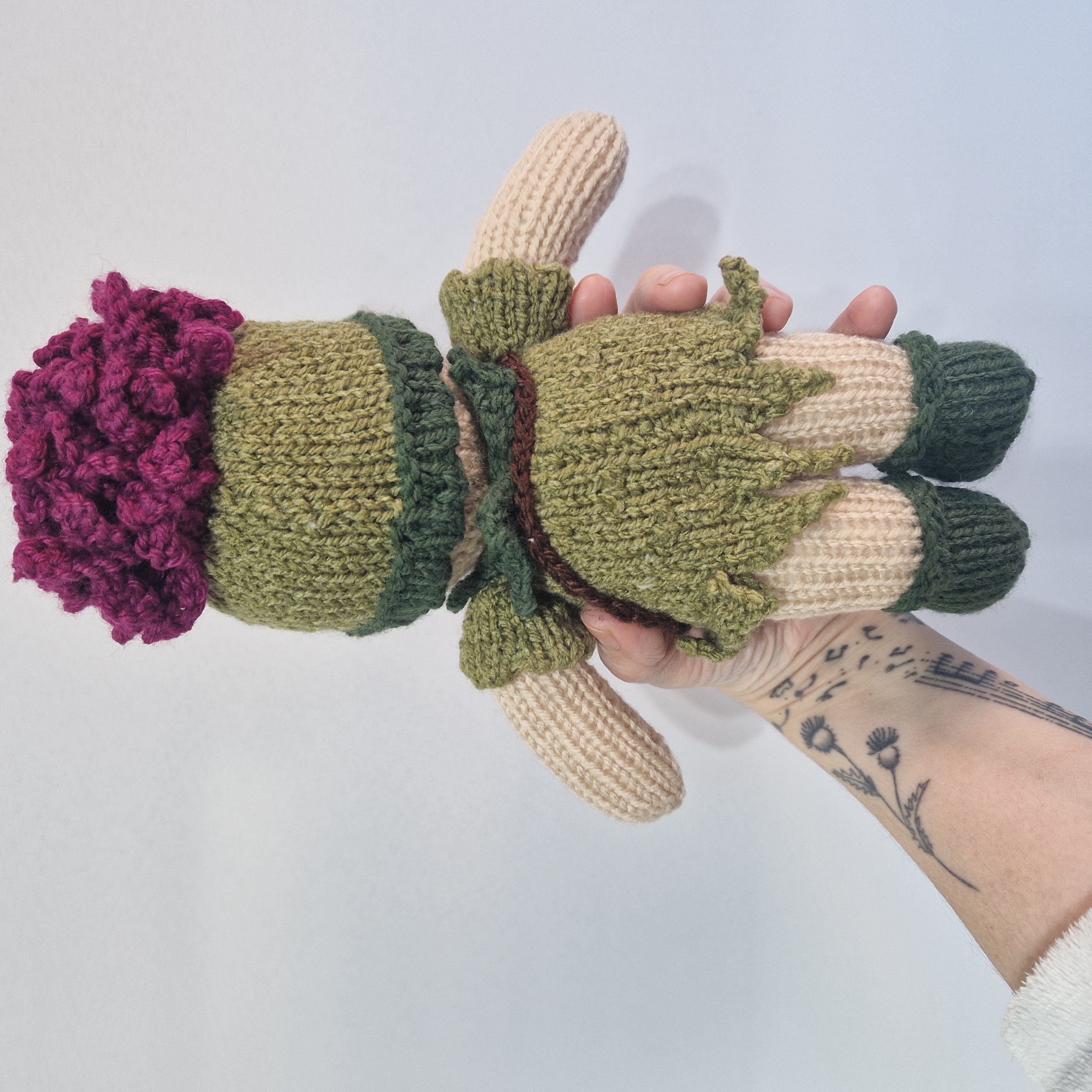 Thistle Doll Knitting Pattern PDF – Scottish Inspired Folk Art Doll