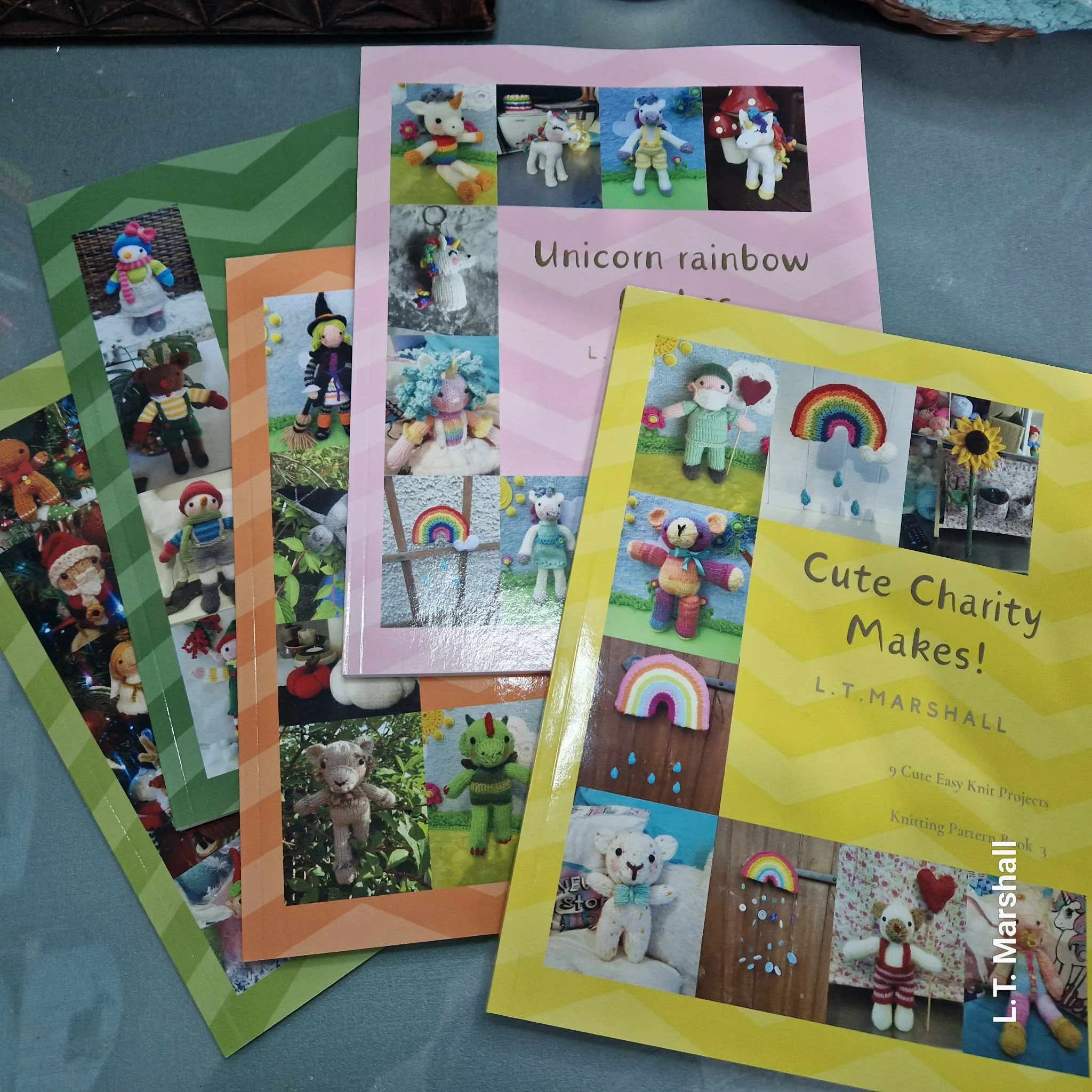 L.T. Marshall Themed Knitting Books – Physical Illustrated Pattern Bundles