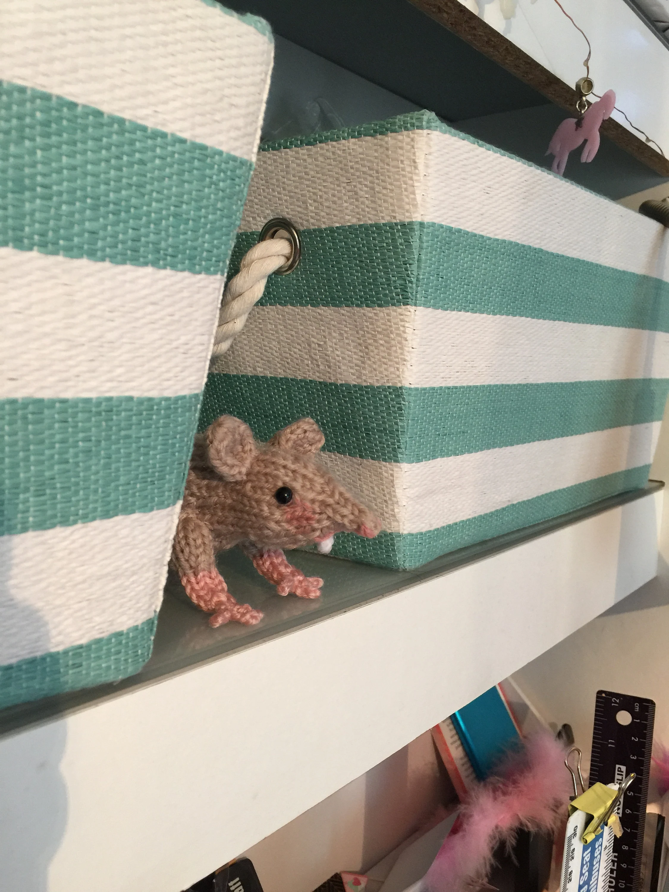 Little Raymond Rat Knitting Pattern – Flat-Knit Rat Toy PDF, Easy Cute Plush