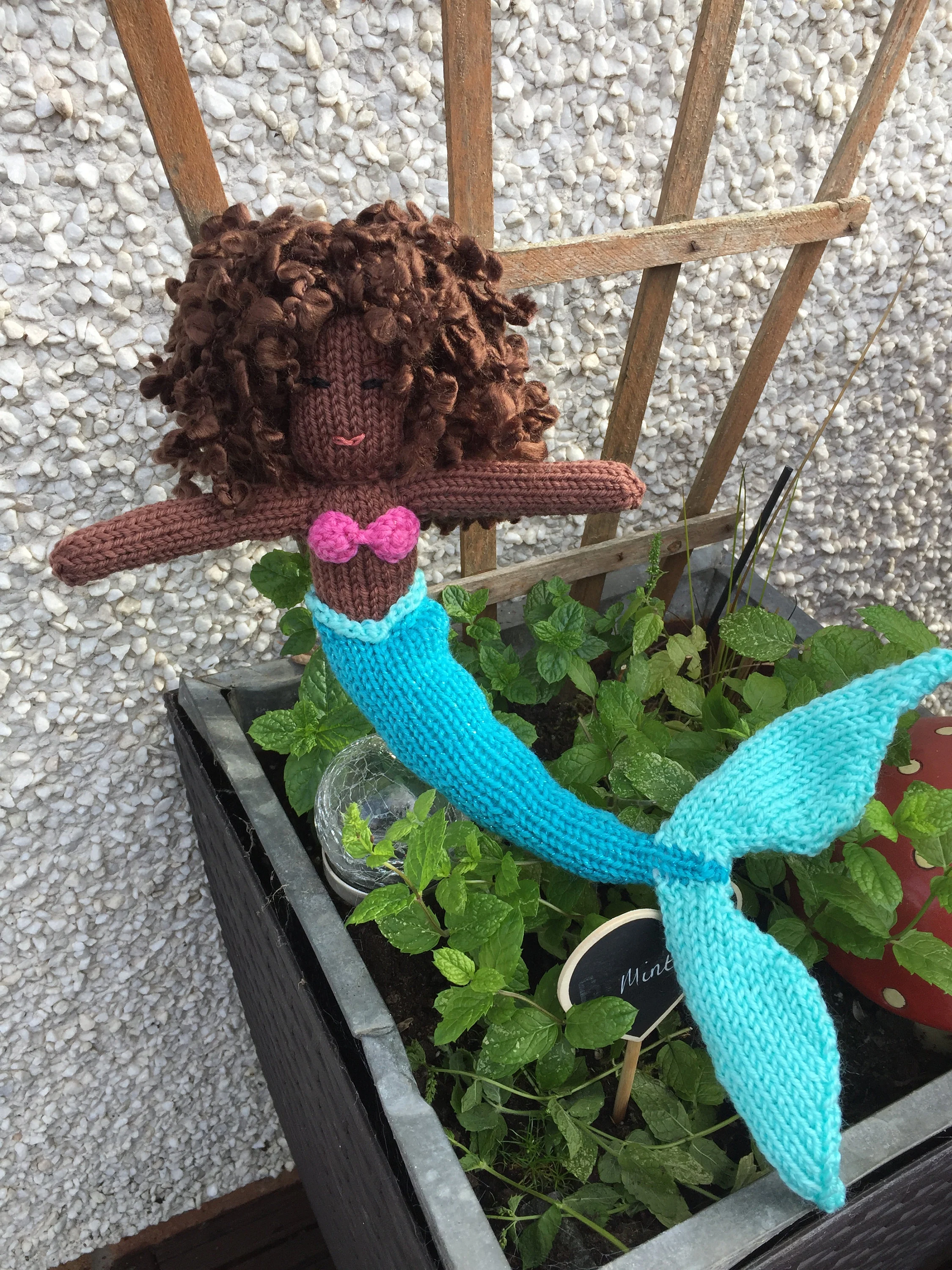 Little Knitted Mermaid Pattern – Flat-Knit Mermaid Doll PDF, Beginner-Friendly