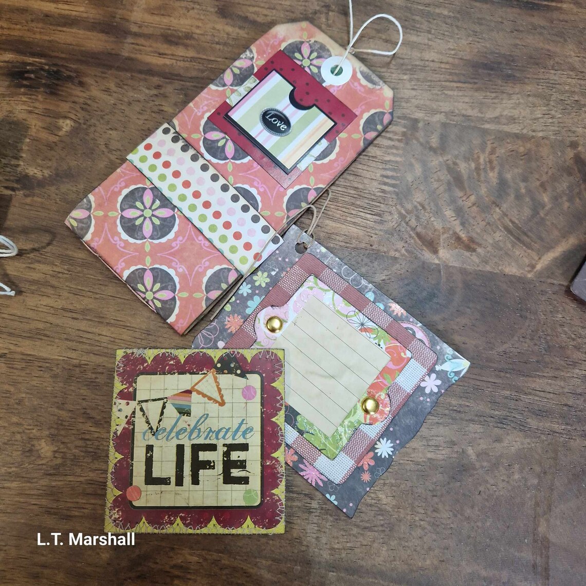 Handmade Junk Journaling Kit Vintage Muted | Ephemera, Stickers, Papers & Envelopes for Scrapbooking