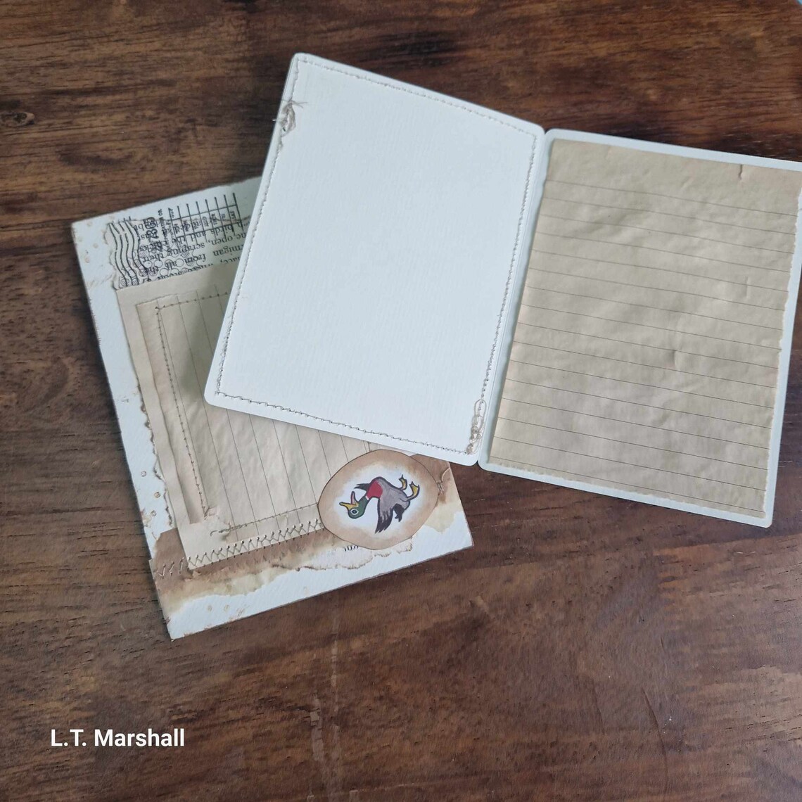 Vintage Grunge Animals Junk Journaling Kit | Ephemera, Stickers, Papers, Tags & Envelopes