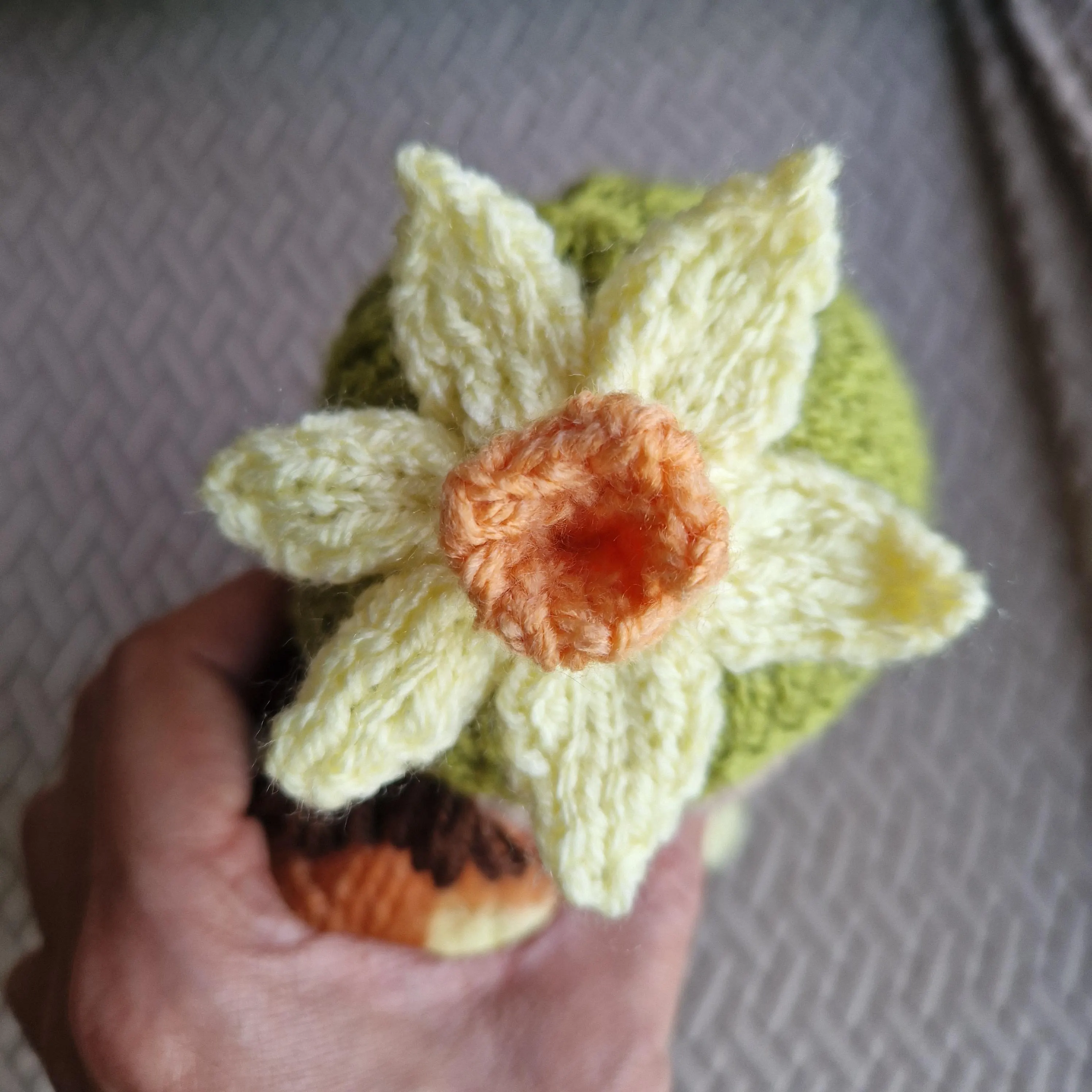 Daffodil Doll Knitting Pattern • Flower Fairy PDF • Amigurumi Toy Knit • Spring Doll DIY • Digital Download