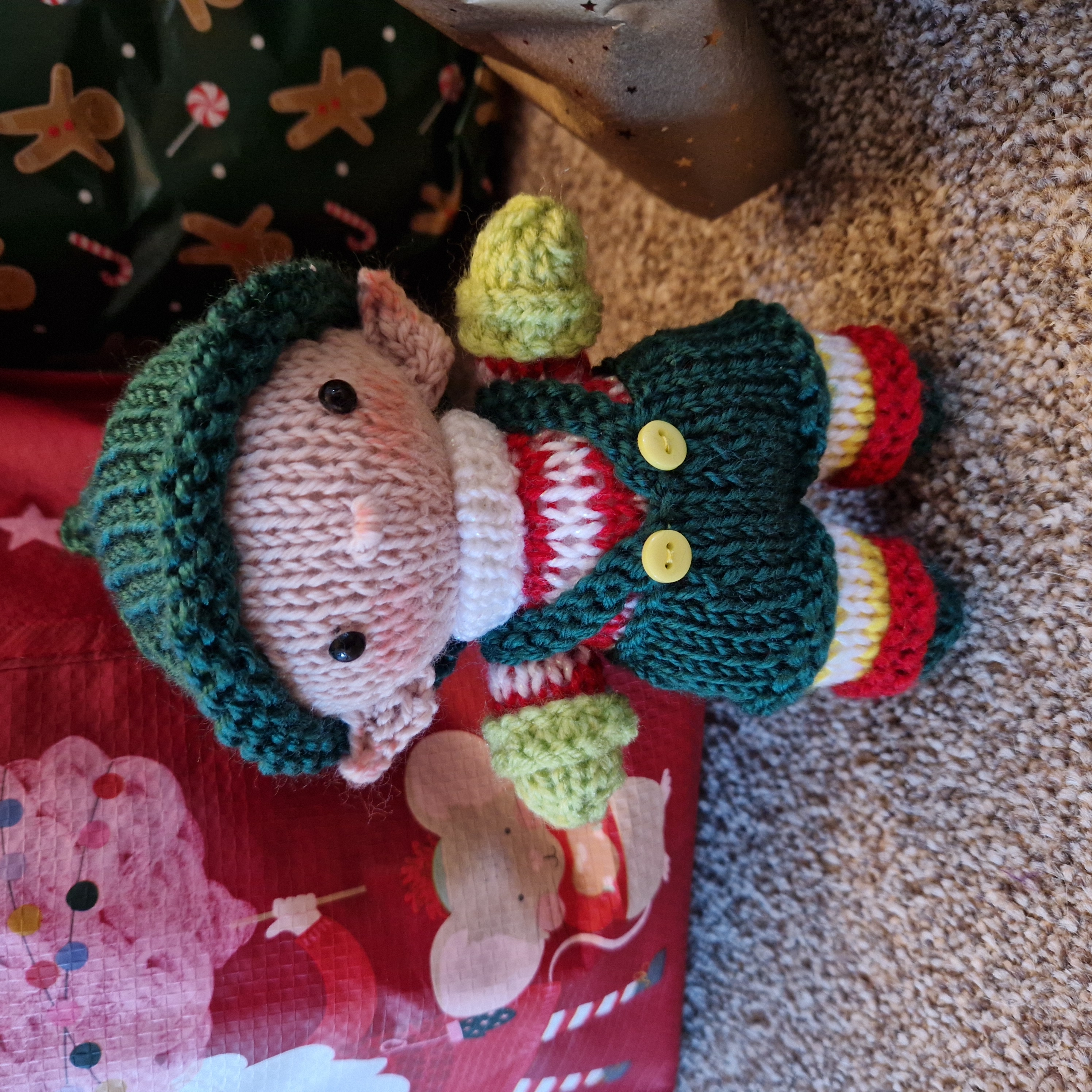 Pip the Baby Elf Doll – Knitting Pattern PDF