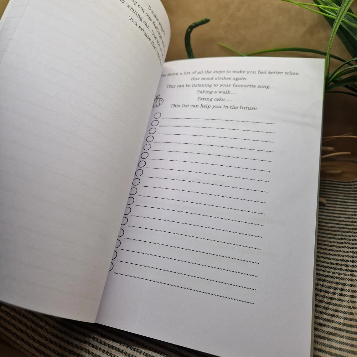 Campets Anxiety Journal Book Only | Guided Emotional Support Journal for Kids