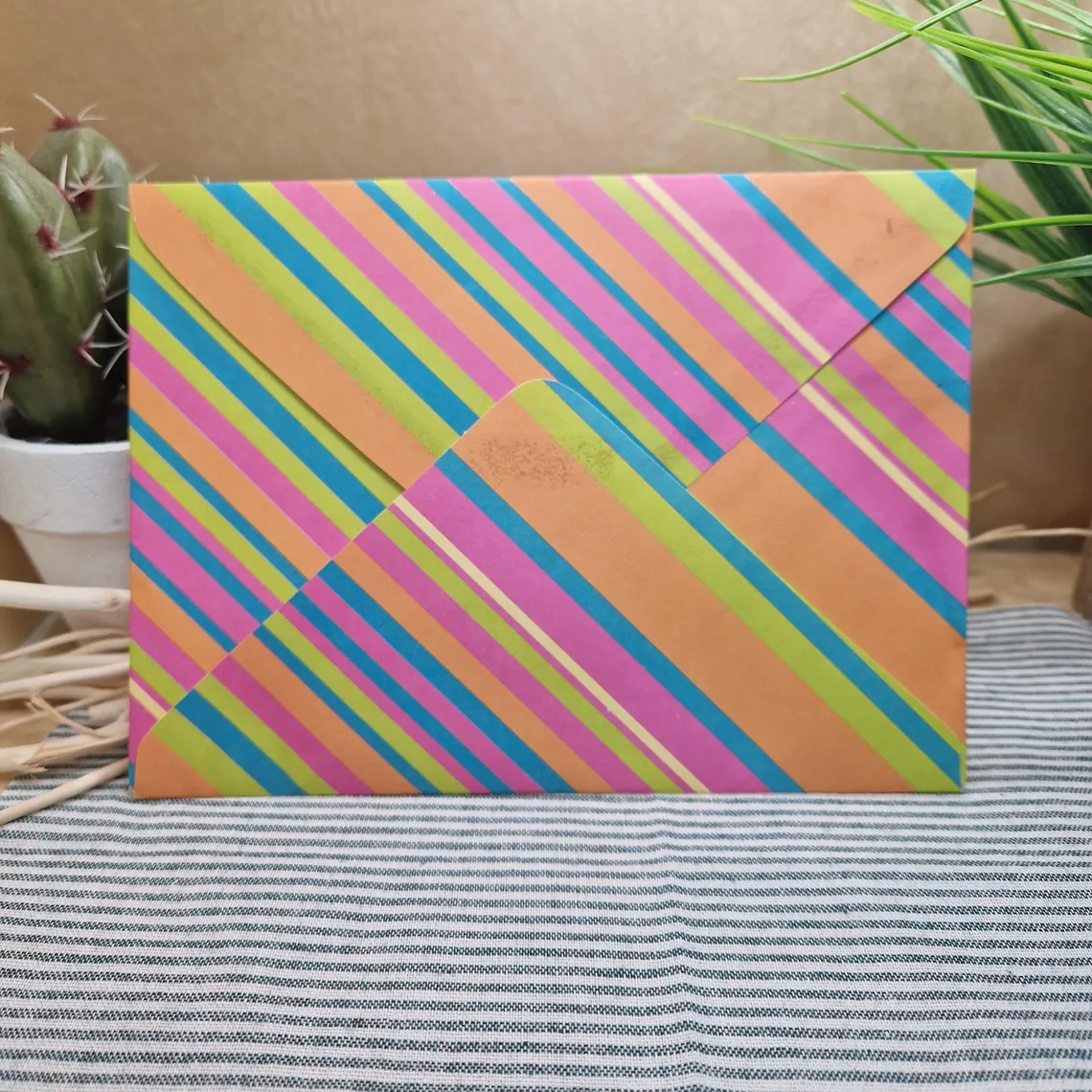 Handmade Mermaid Card & Tag Set | Sweet Mermaid Girl Greeting Card and Gift Tag – Paper & String Bundle