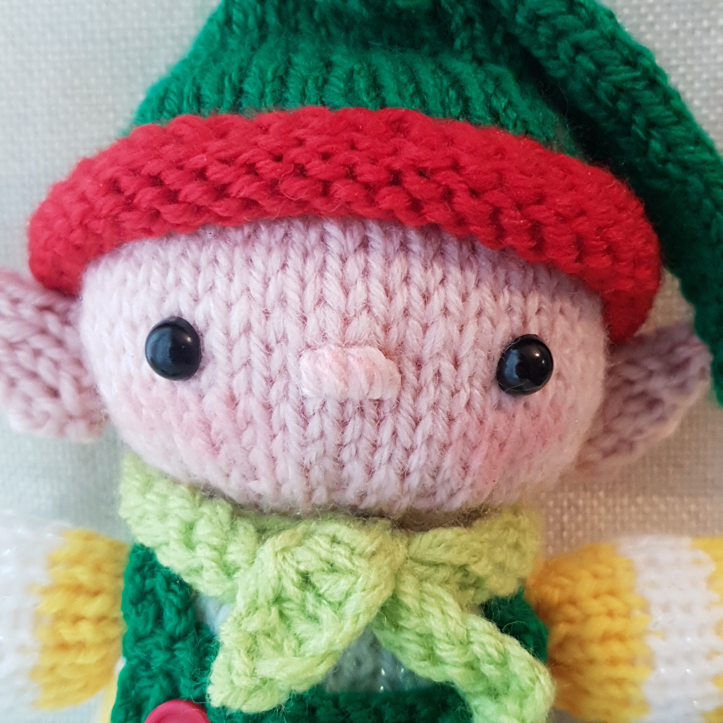 Pickle the Elf Knitting Pattern – Flat-Knit Elf Doll PDF, Beginner Friendly