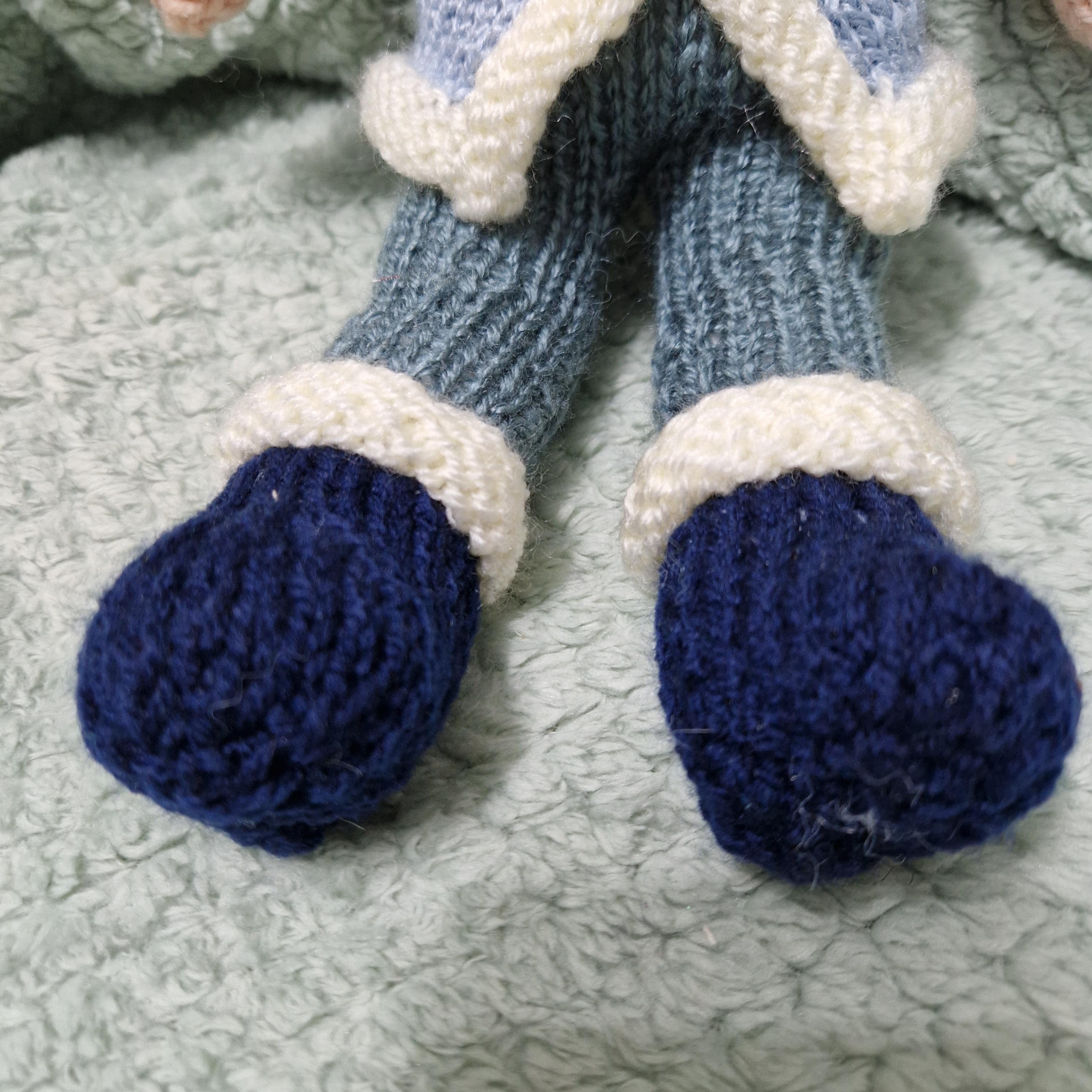 Jack the Frost Elf Knitting Pattern – Easy Christmas Decoration, Beginner-Friendly Flat Knit, DIY Holiday Ornament, Instant Download