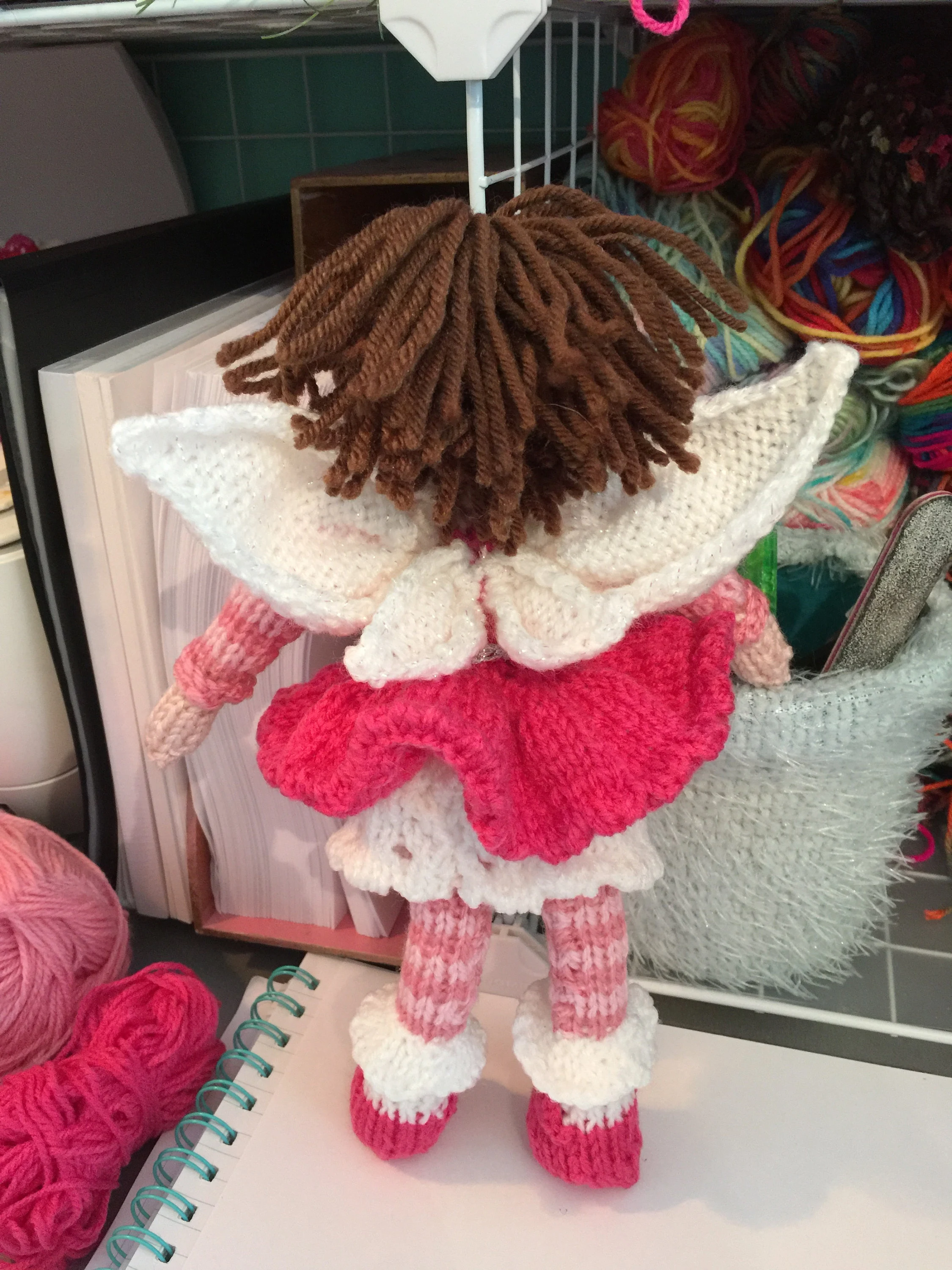 Little Fairy Doll Knitting Pattern – Flat-Knit Faery Doll PDF, Easy Cute Plush