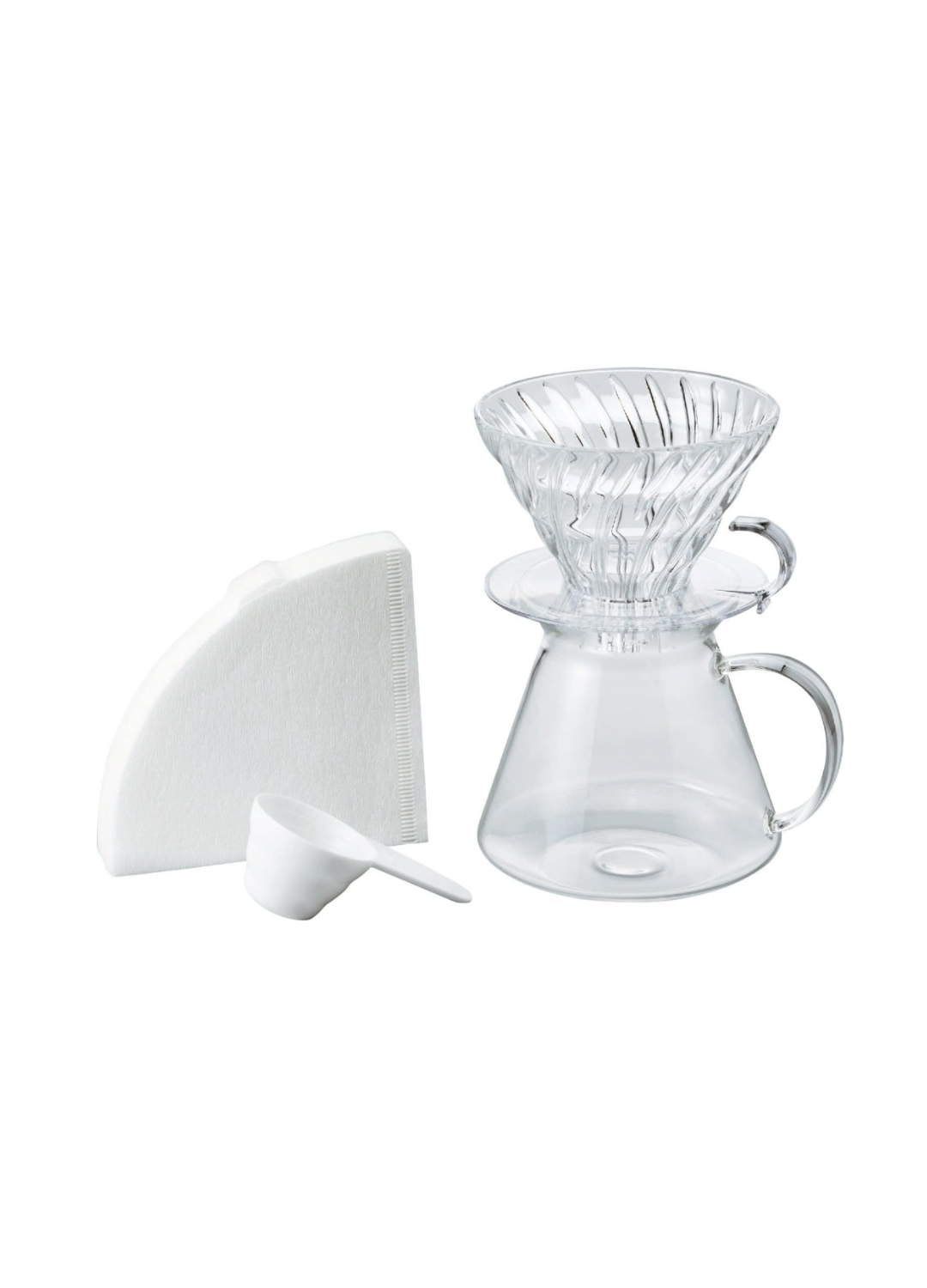 Simply Hario V60 Glass Coffee Dripper Kit