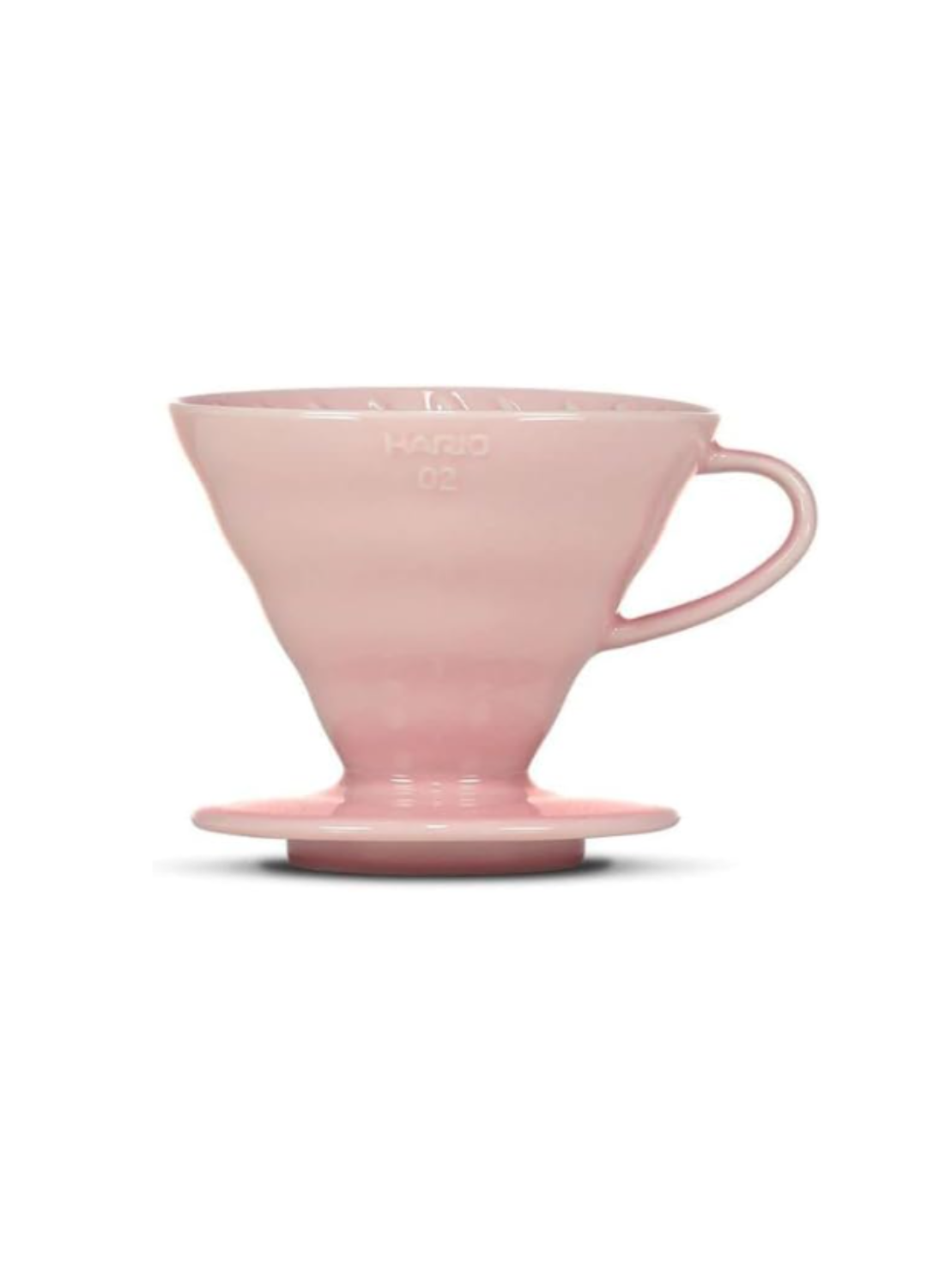 Hario V60 Ceramic Coffee Dripper (Pink) Size 02