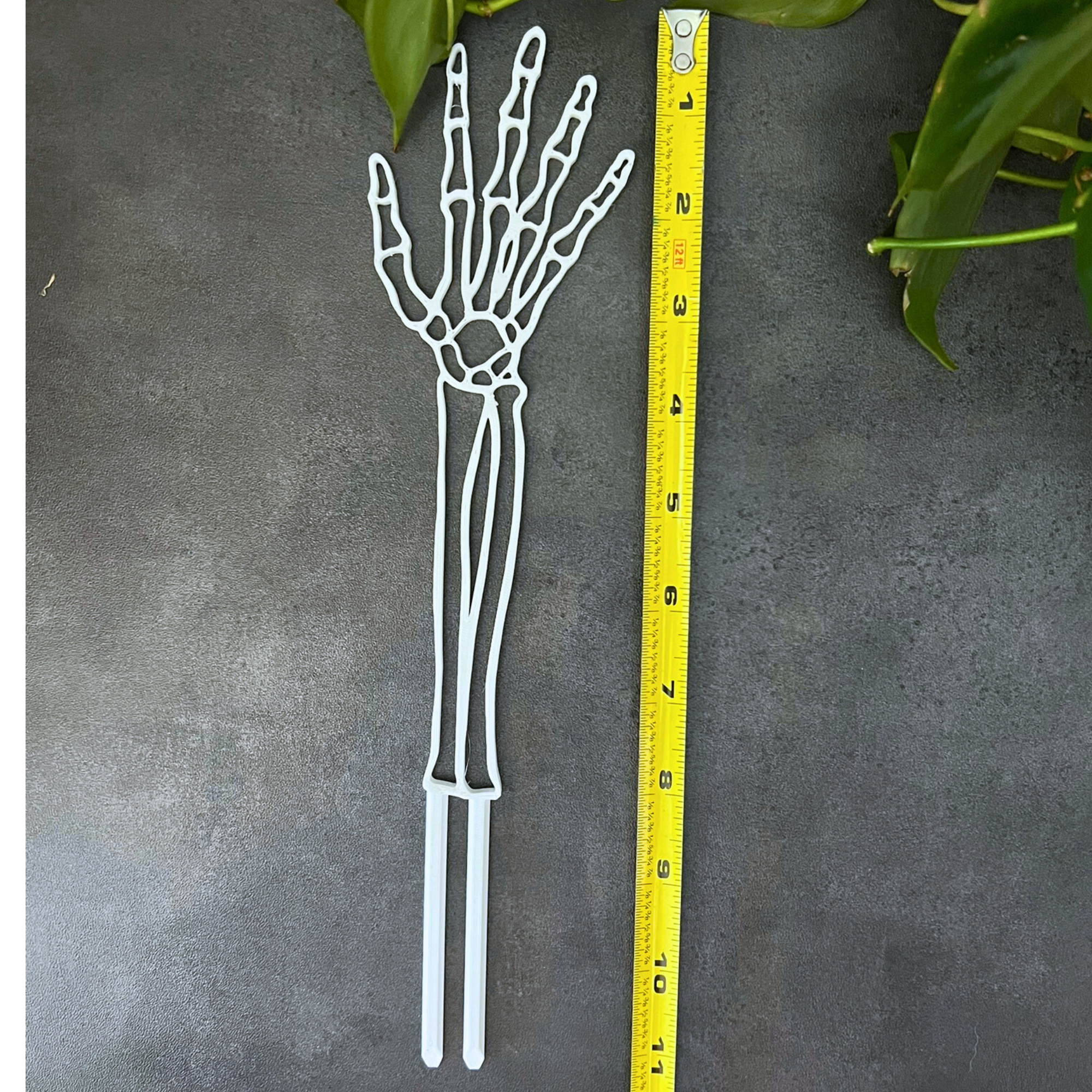 Skeleton Hand Plant Trellis, Spooky Decor for Plant Pots