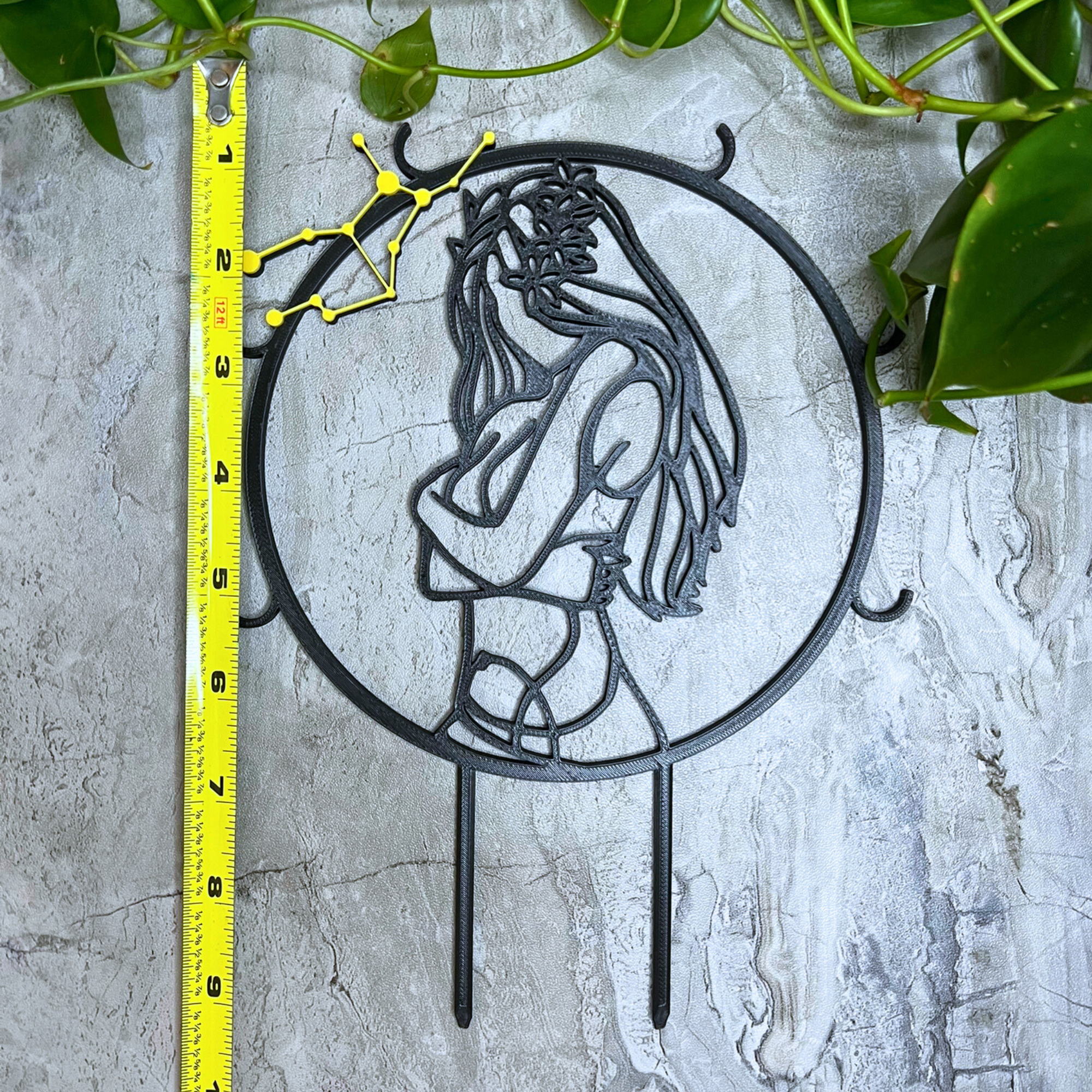 Virgo Zodiac Plant Trellis