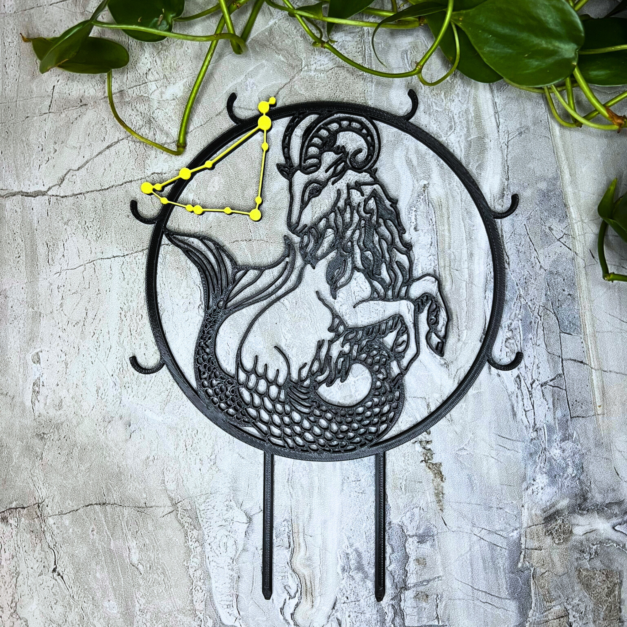 Capricorn Zodiac Plant Trellis