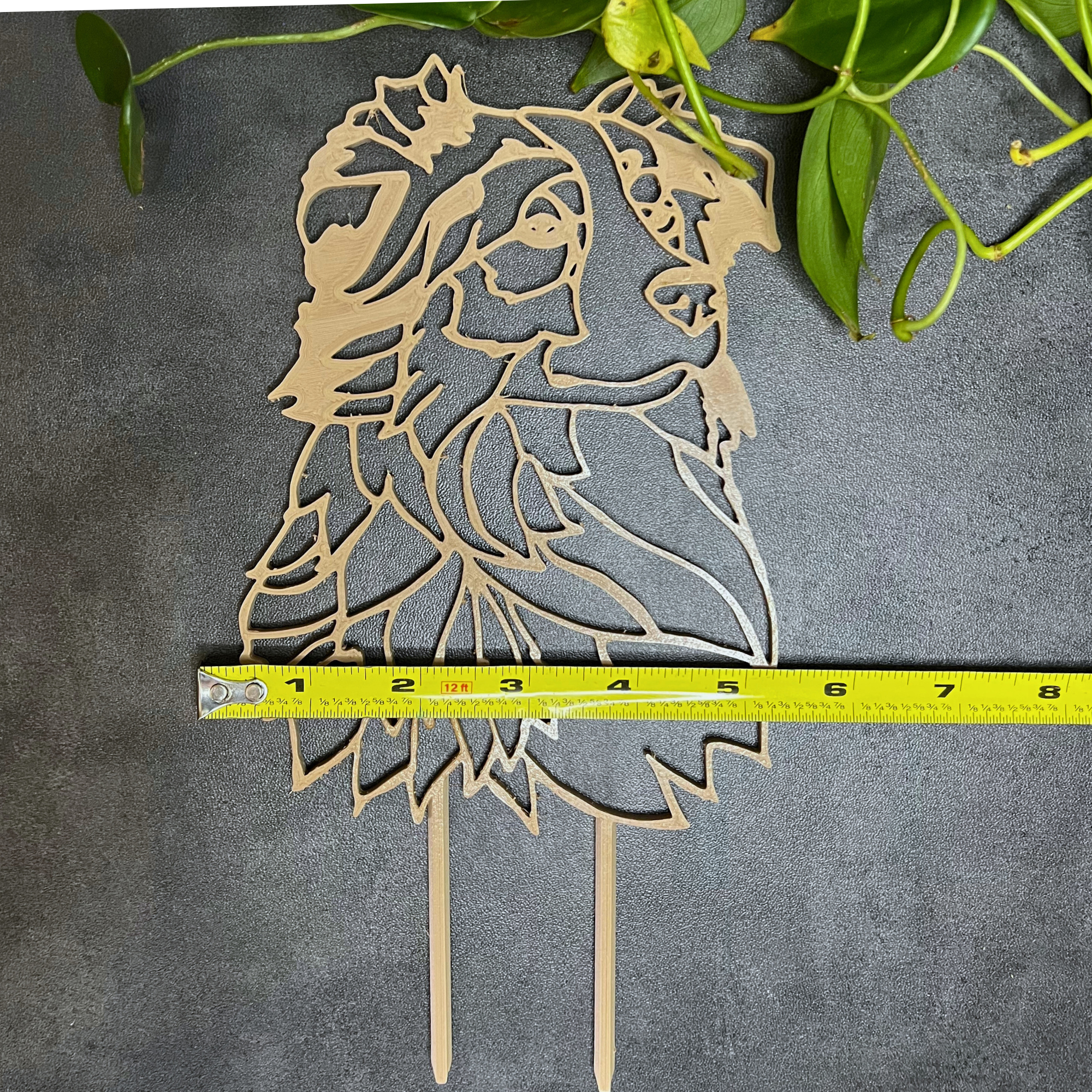 Australian Shepard Plant Trellis for Climbing Plants, Plant Accessories for Plant Pot, Dogs and Plants Home Decor, Gardening Gift for Her