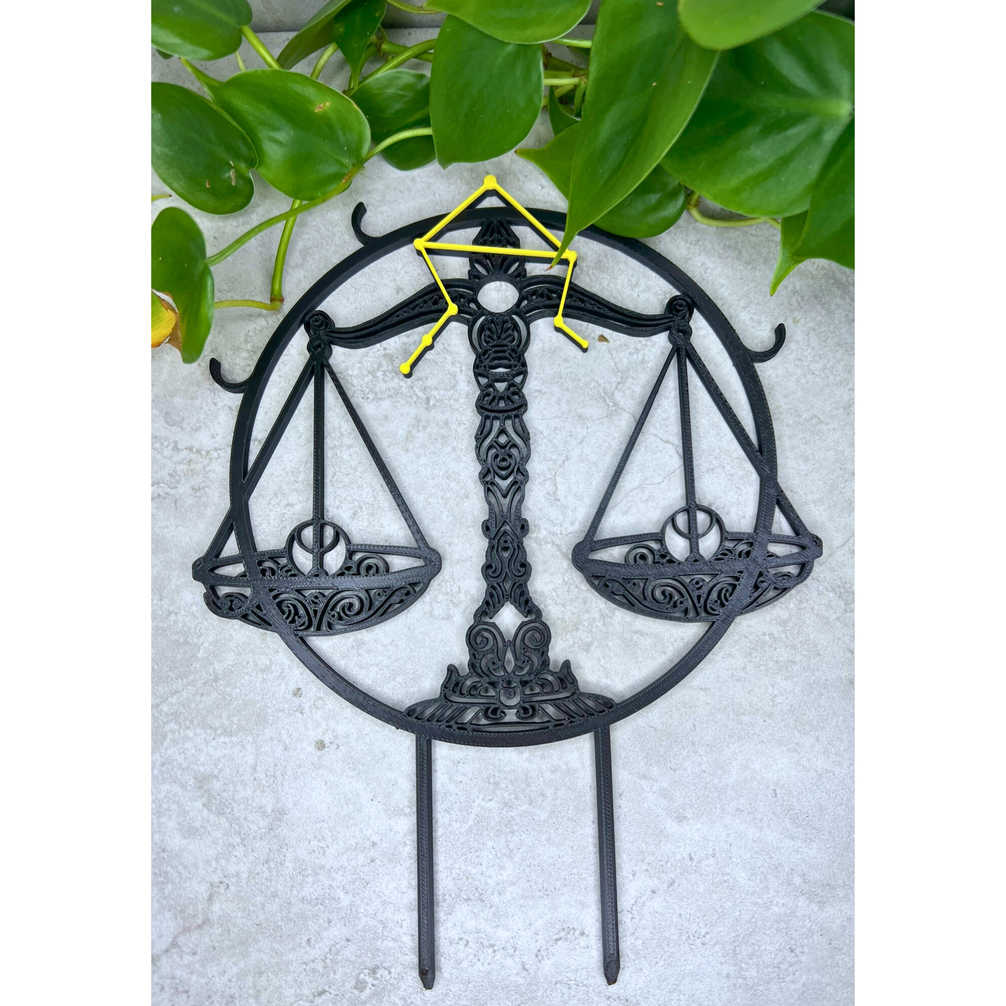 Libra Plant Trellis for Hoya, Astrology Gifts for Her, Horoscope Decor, Gardening Gifts, Indoor Plant Accessories, Birthday Gift for Friend