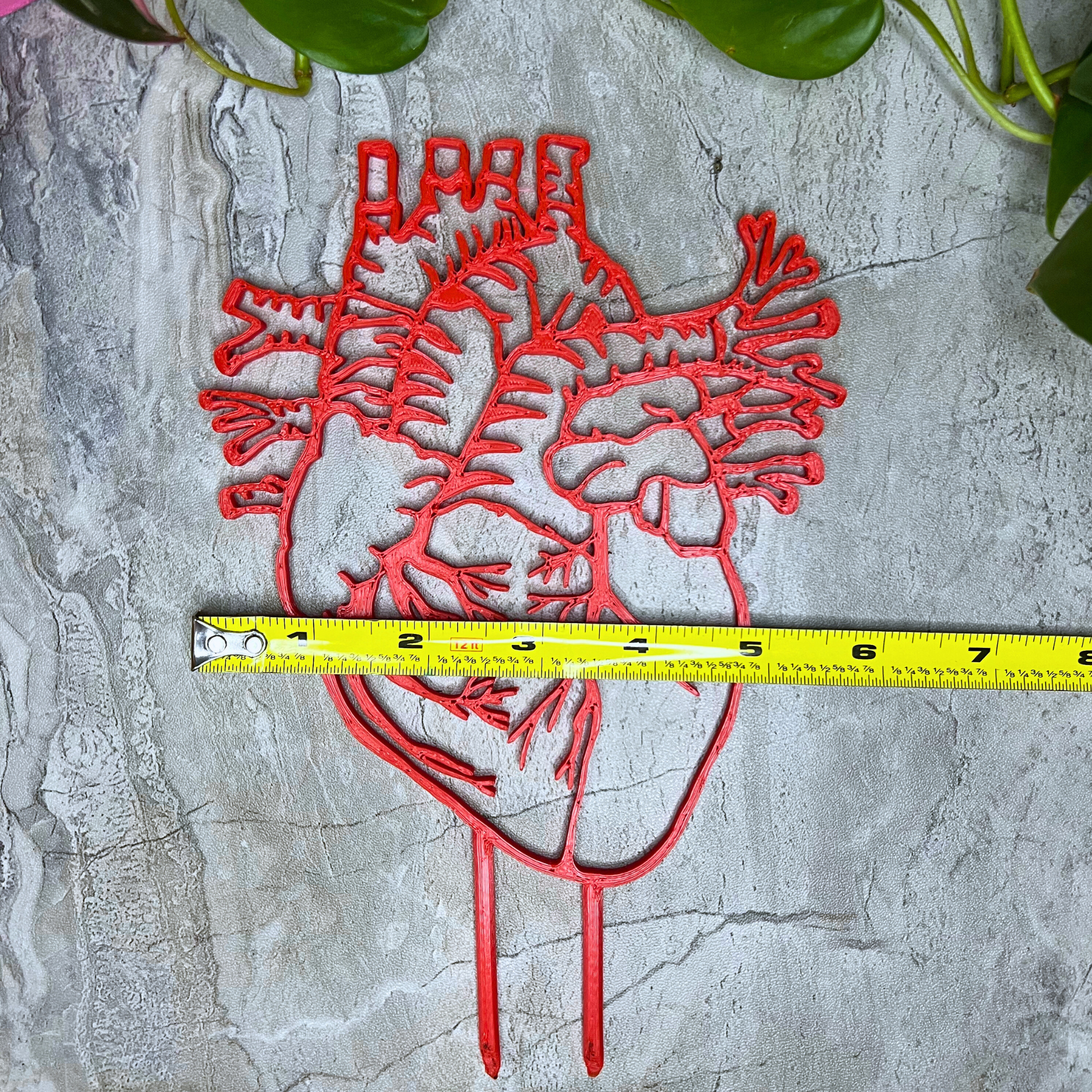 Anatomical Heart Decorative Trellis for Climbing Plants