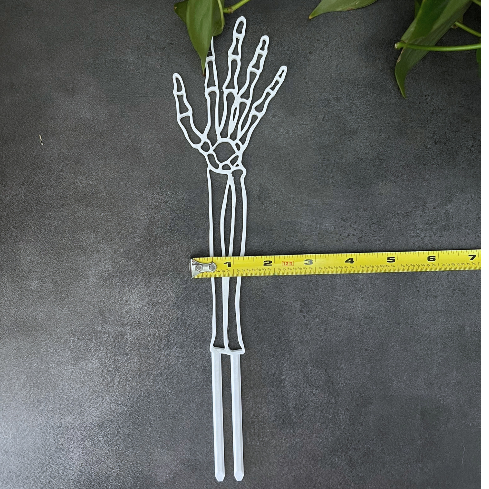 Skeleton Hand Plant Trellis, Spooky Decor for Plant Pots