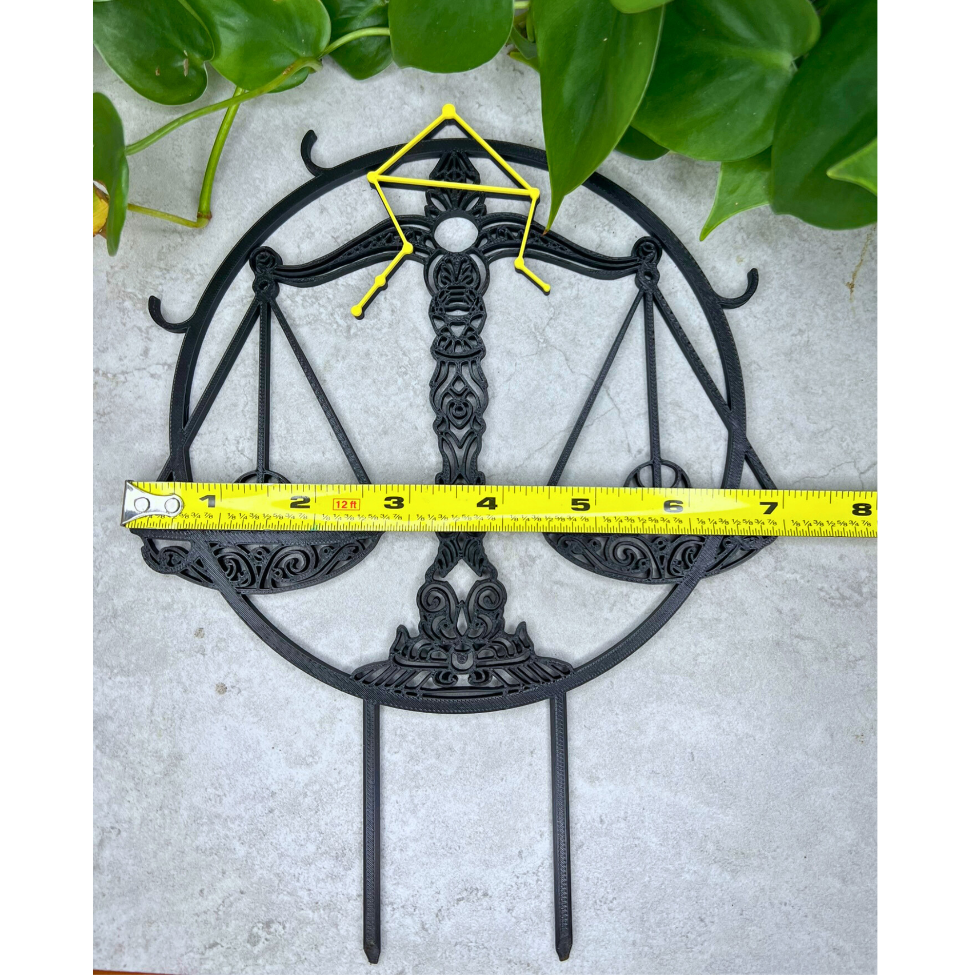 Libra Plant Trellis for Hoya, Astrology Gifts for Her, Horoscope Decor, Gardening Gifts, Indoor Plant Accessories, Birthday Gift for Friend