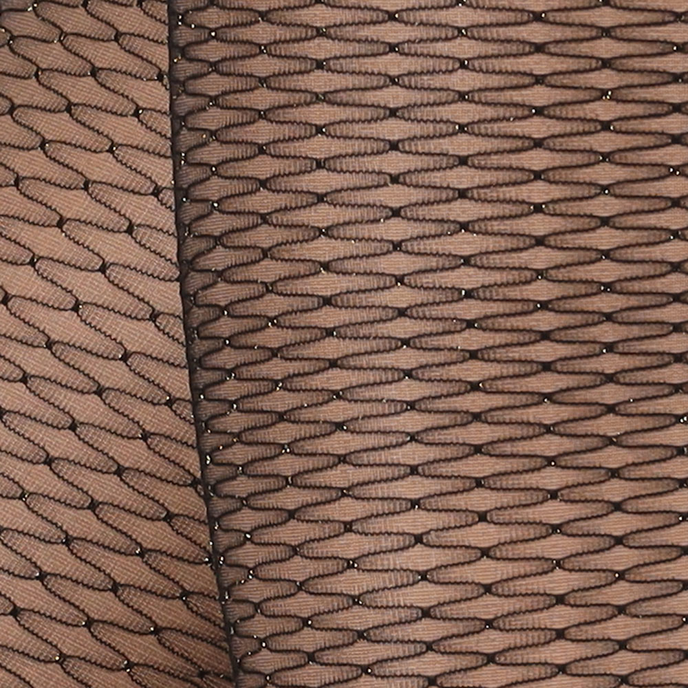 Panty met grafisch desing Zwart/Gold 40den