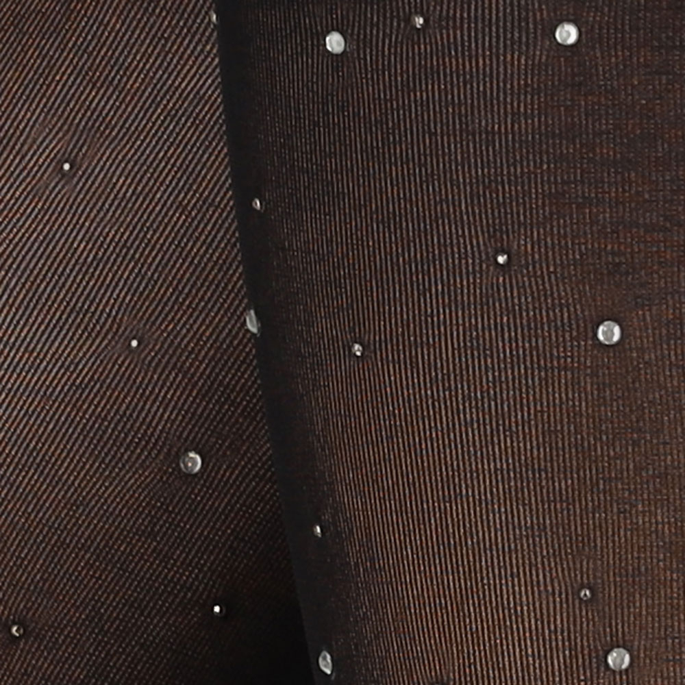 Panty met Strass steentjes zwart 100den