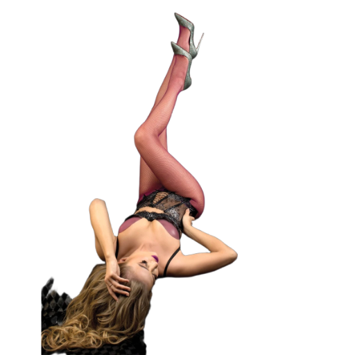 Verleidelijke visgraat panty in granaat 514