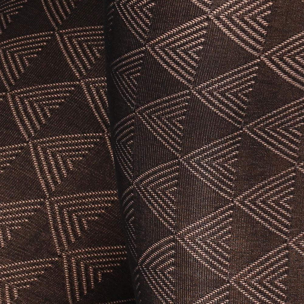 Panty met driehoeken design in zwart 60den