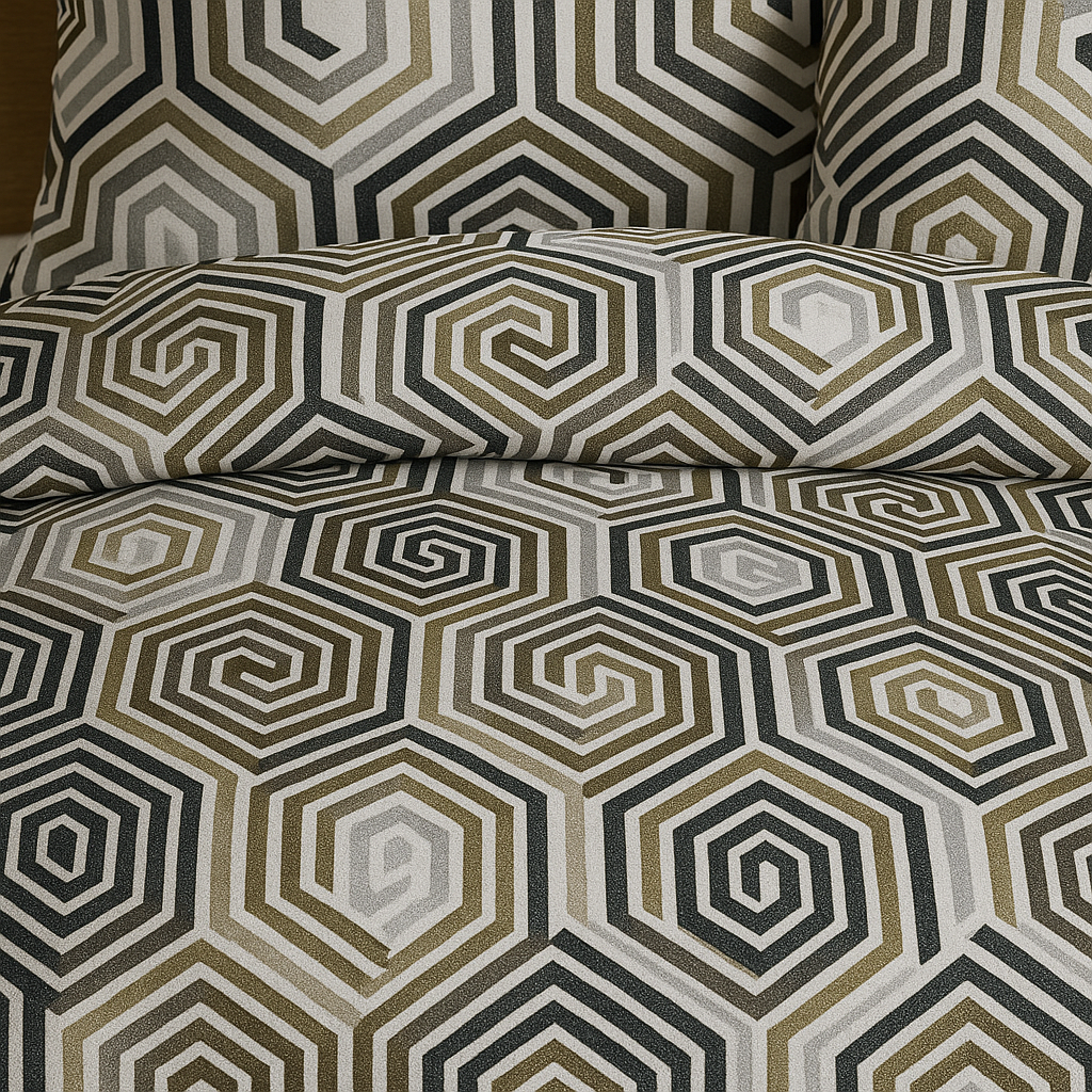 Geometric Patterned Bedsheet