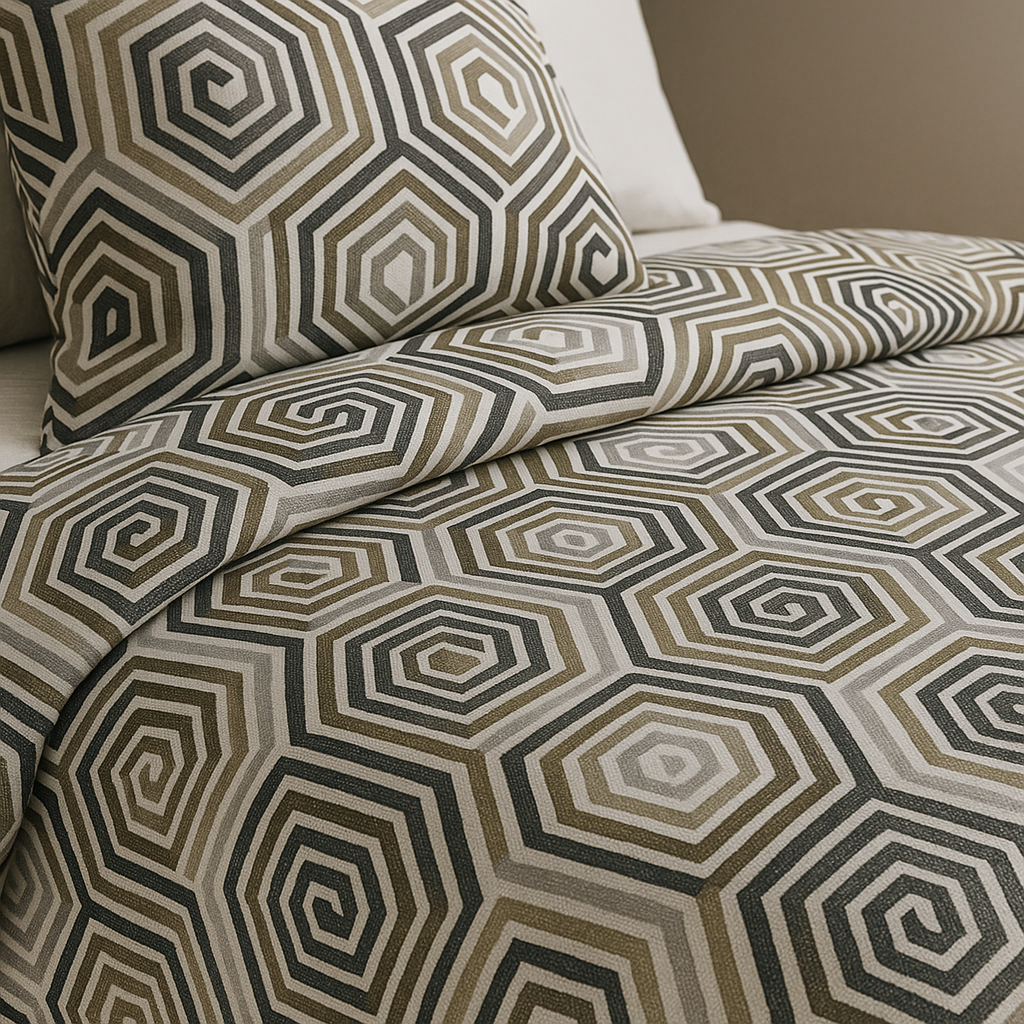 Geometric Patterned Bedsheet