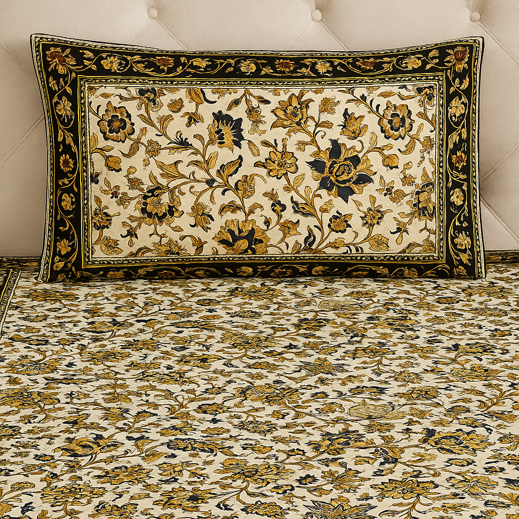 Elegant Floral Bedsheet