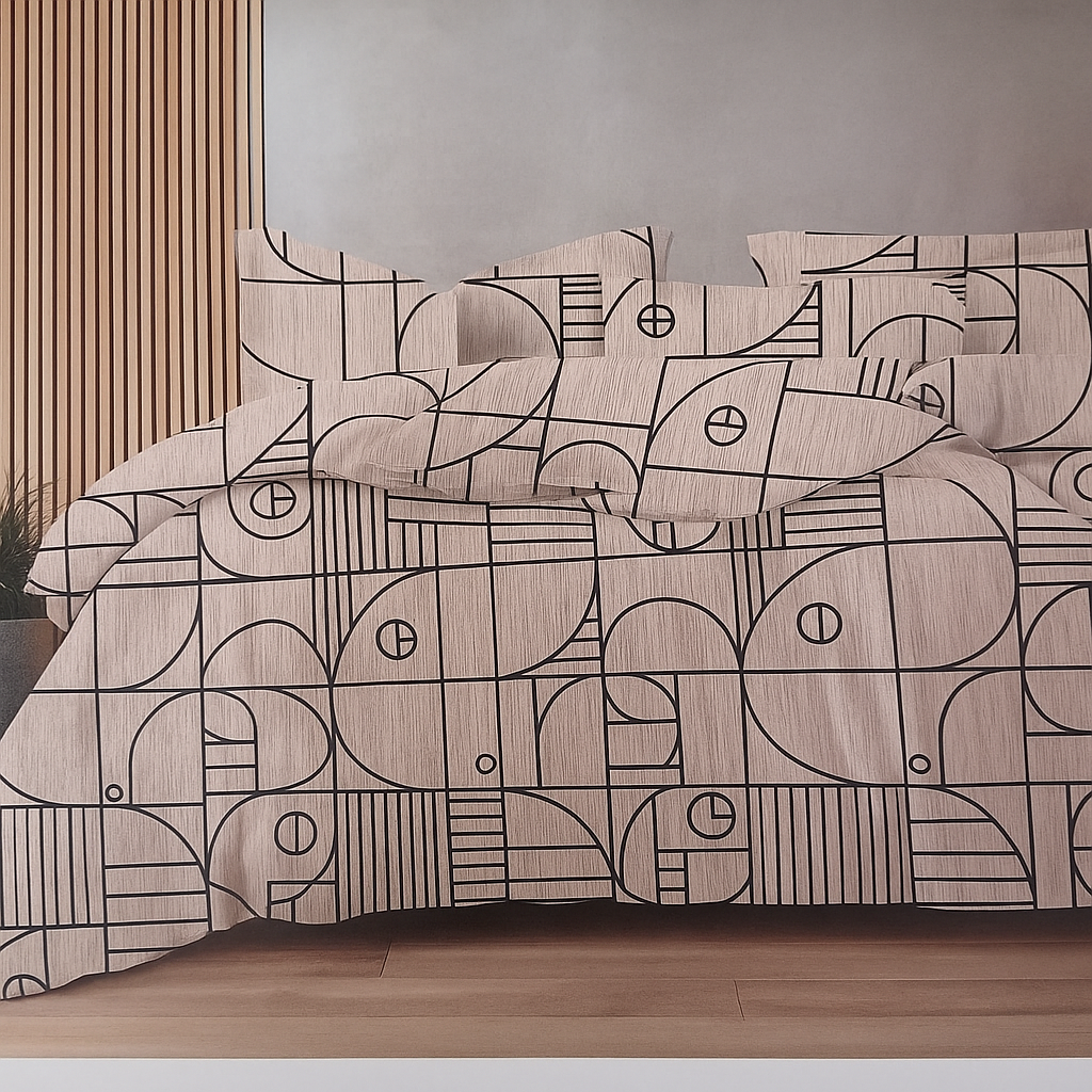 Geometric Pattern Bedsheet