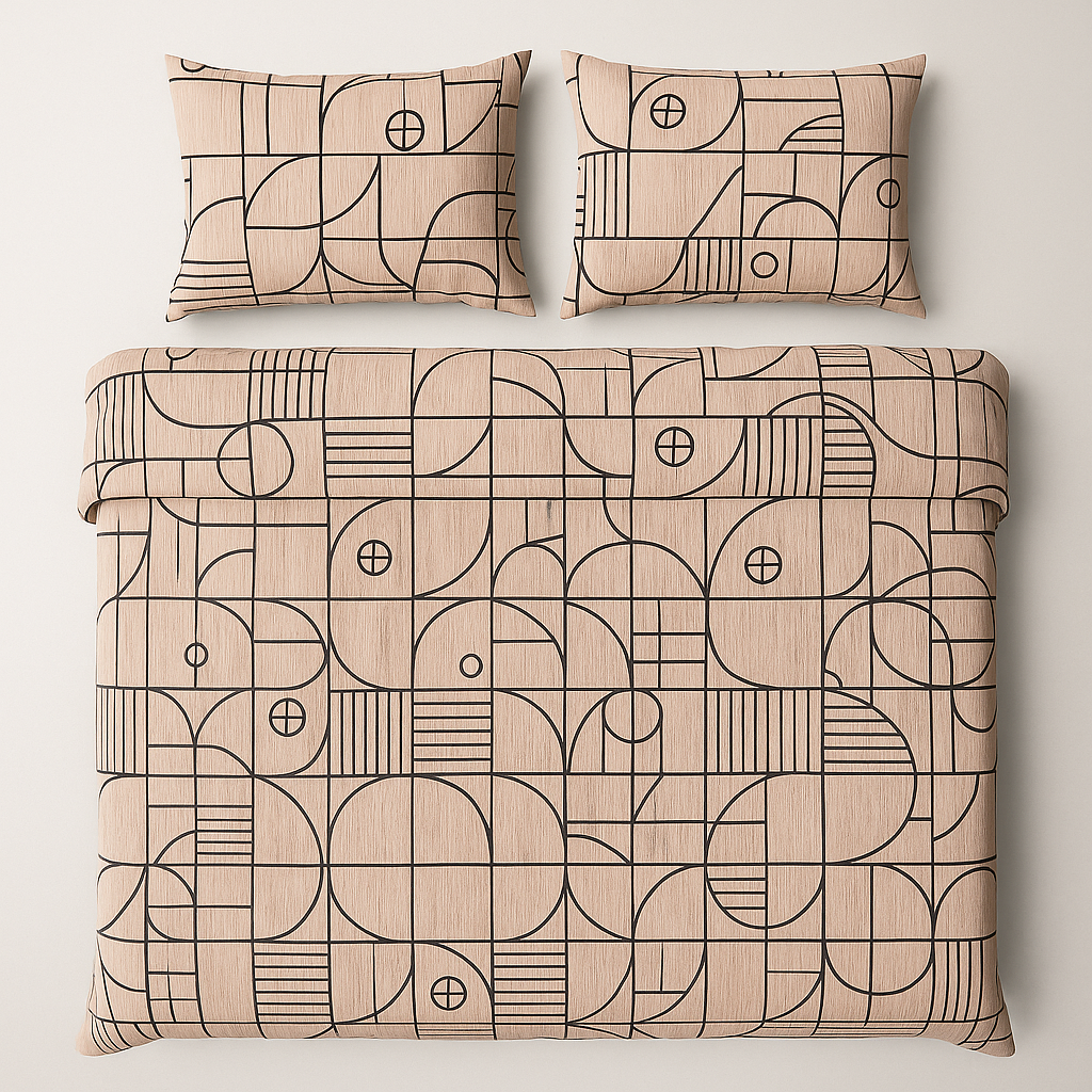 Geometric Pattern Bedsheet