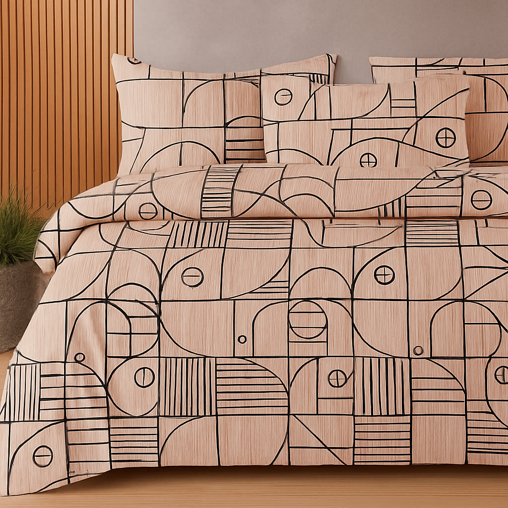 Geometric Pattern Bedsheet