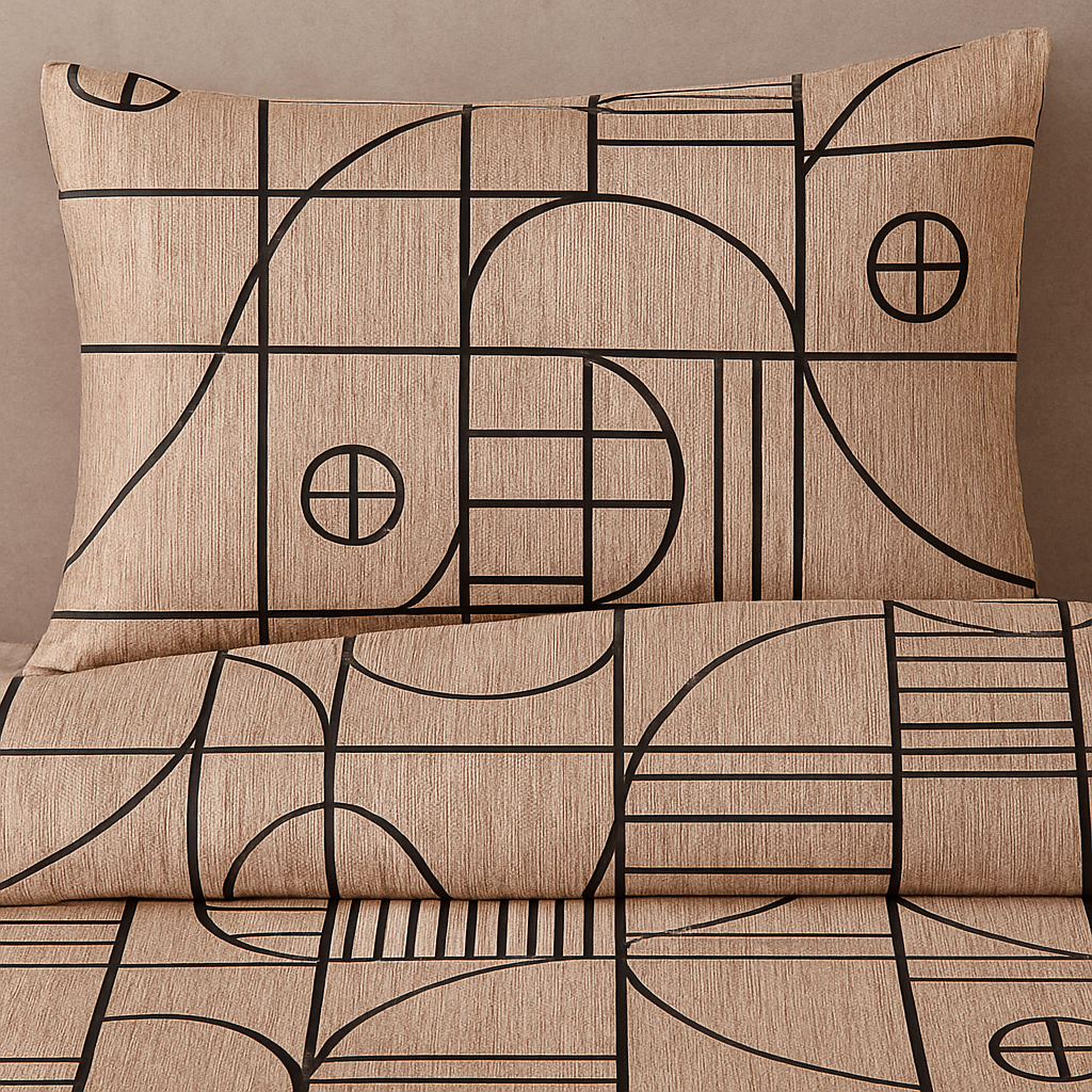 Geometric Pattern Bedsheet