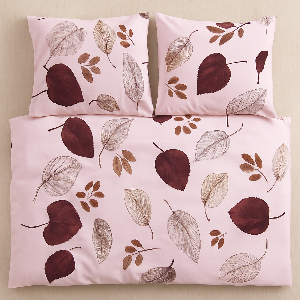 Autumn Leaf Print Bedsheet
