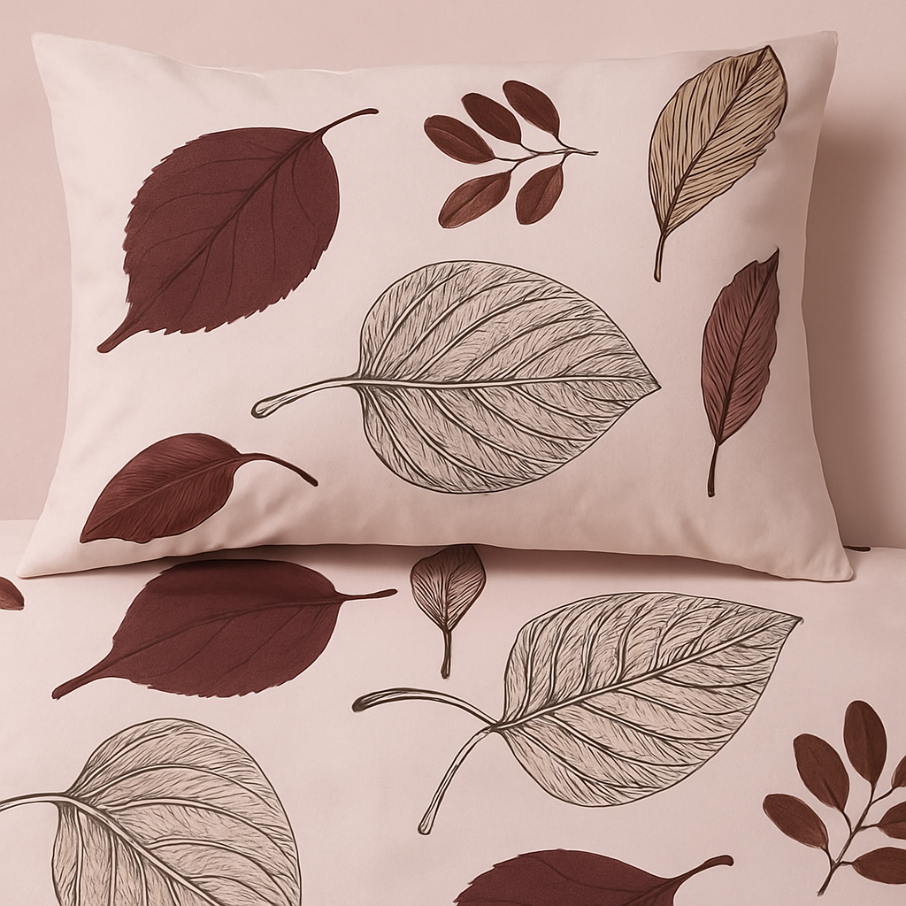 Autumn Leaf Print Bedsheet