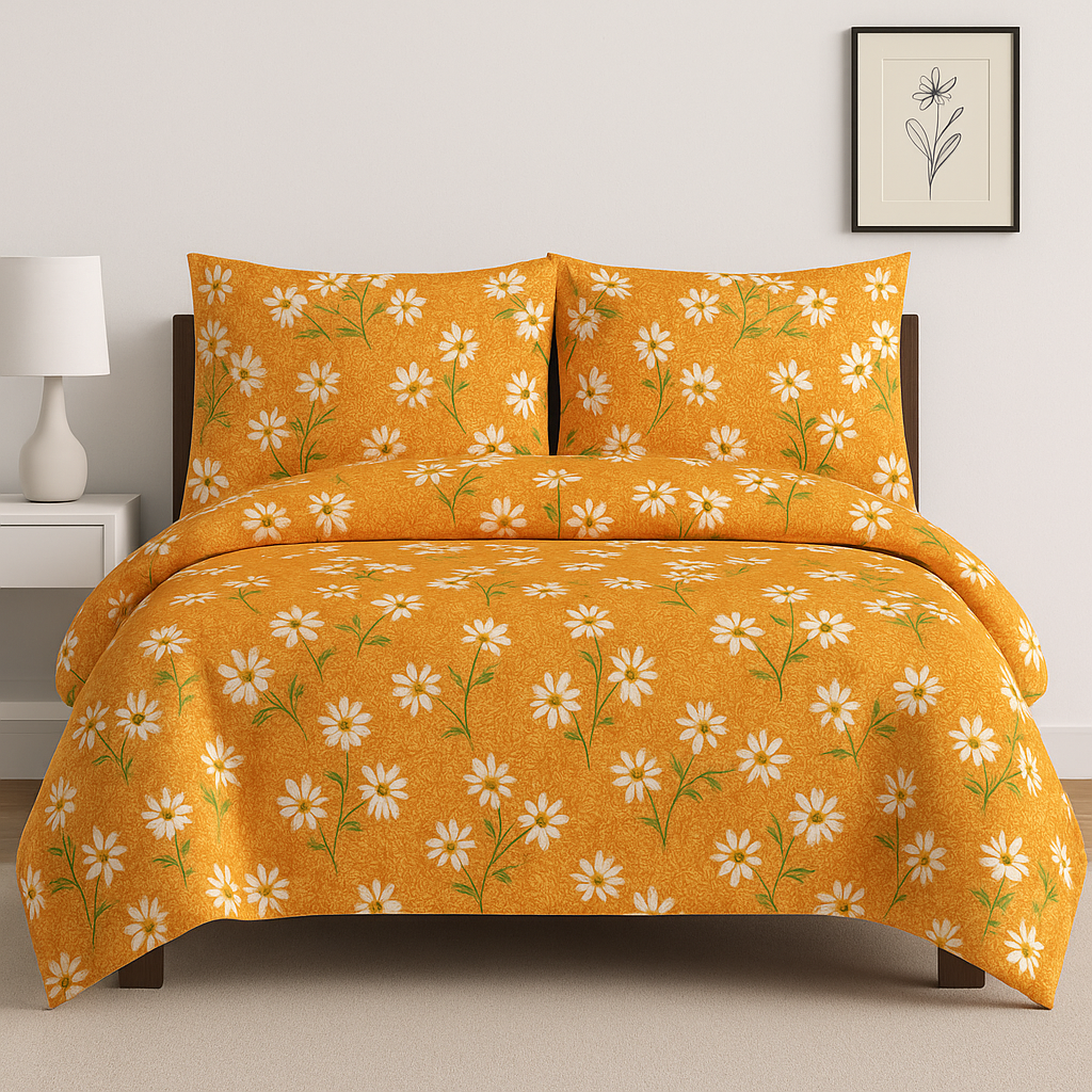 Floral Pattern Bedsheet