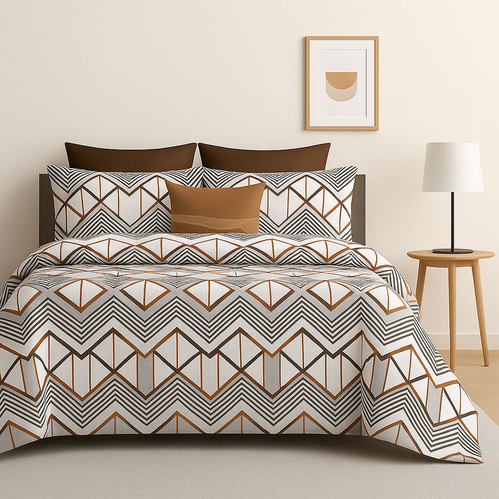 Geometric Pattern Bedsheet