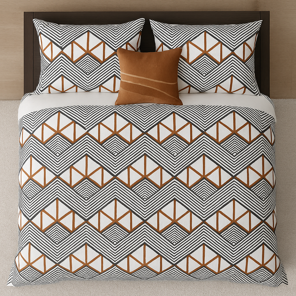 Geometric Pattern Bedsheet