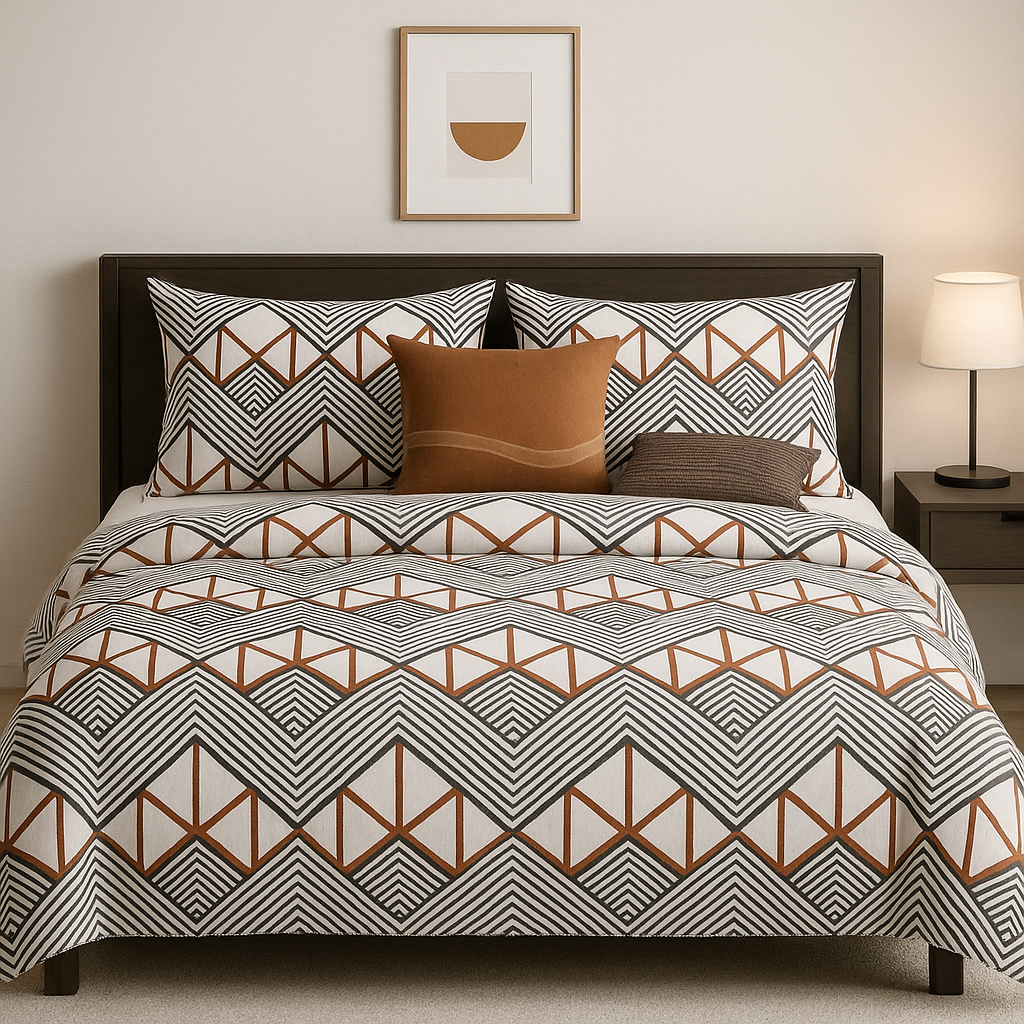 Geometric Pattern Bedsheet